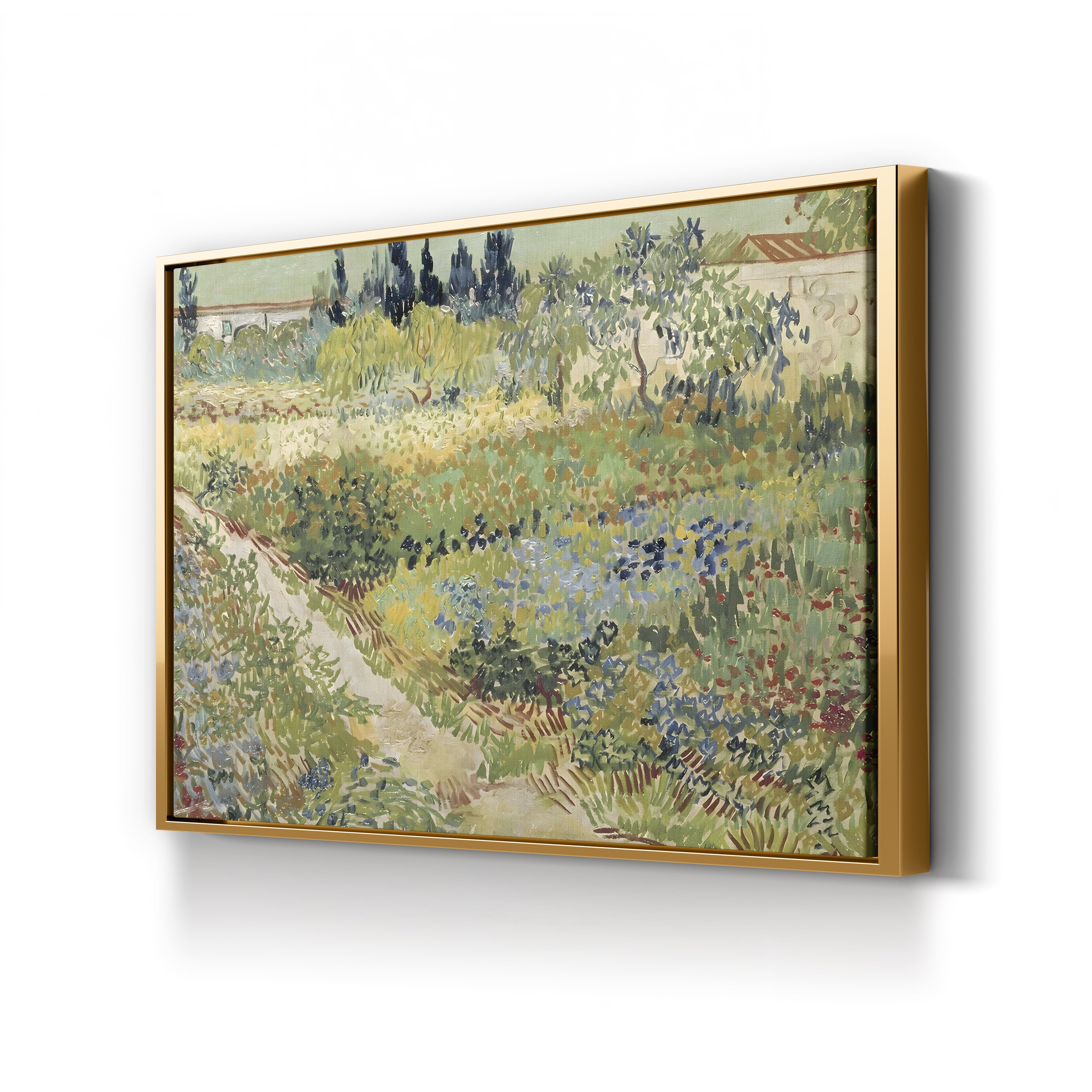 Blühender Garten – Vincent van Gogh Wall Art | Post-Impressionist Garden Canvas Print