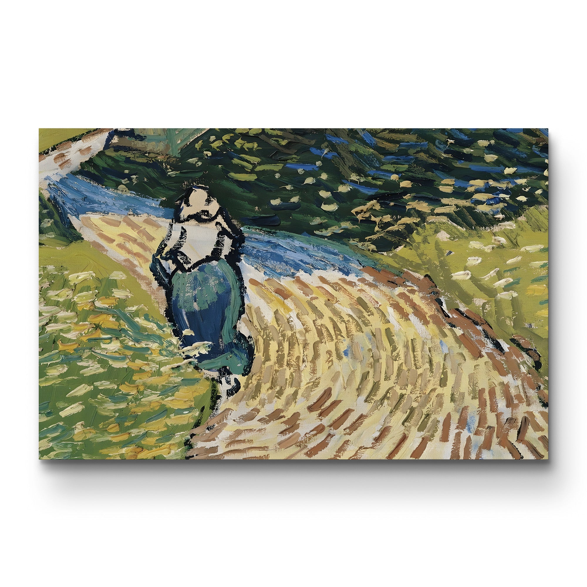 The Church at Auvers, 1890 (Musée d'Orsay) – Vincent van Gogh Wall Art | Post-Impressionist Architecture Canvas Print
