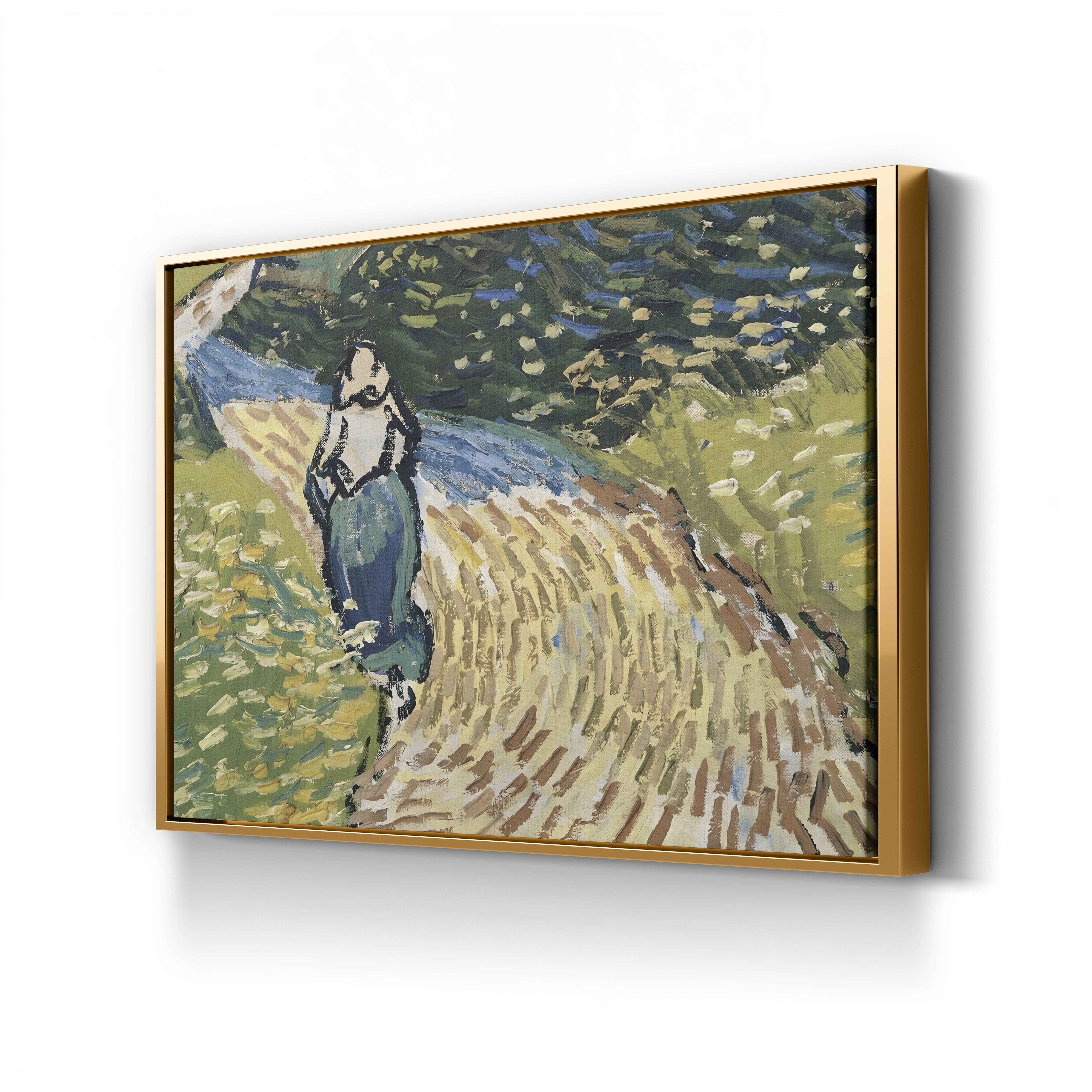 The Church at Auvers, 1890 (Musée d'Orsay) – Vincent van Gogh Wall Art | Post-Impressionist Architecture Canvas Print