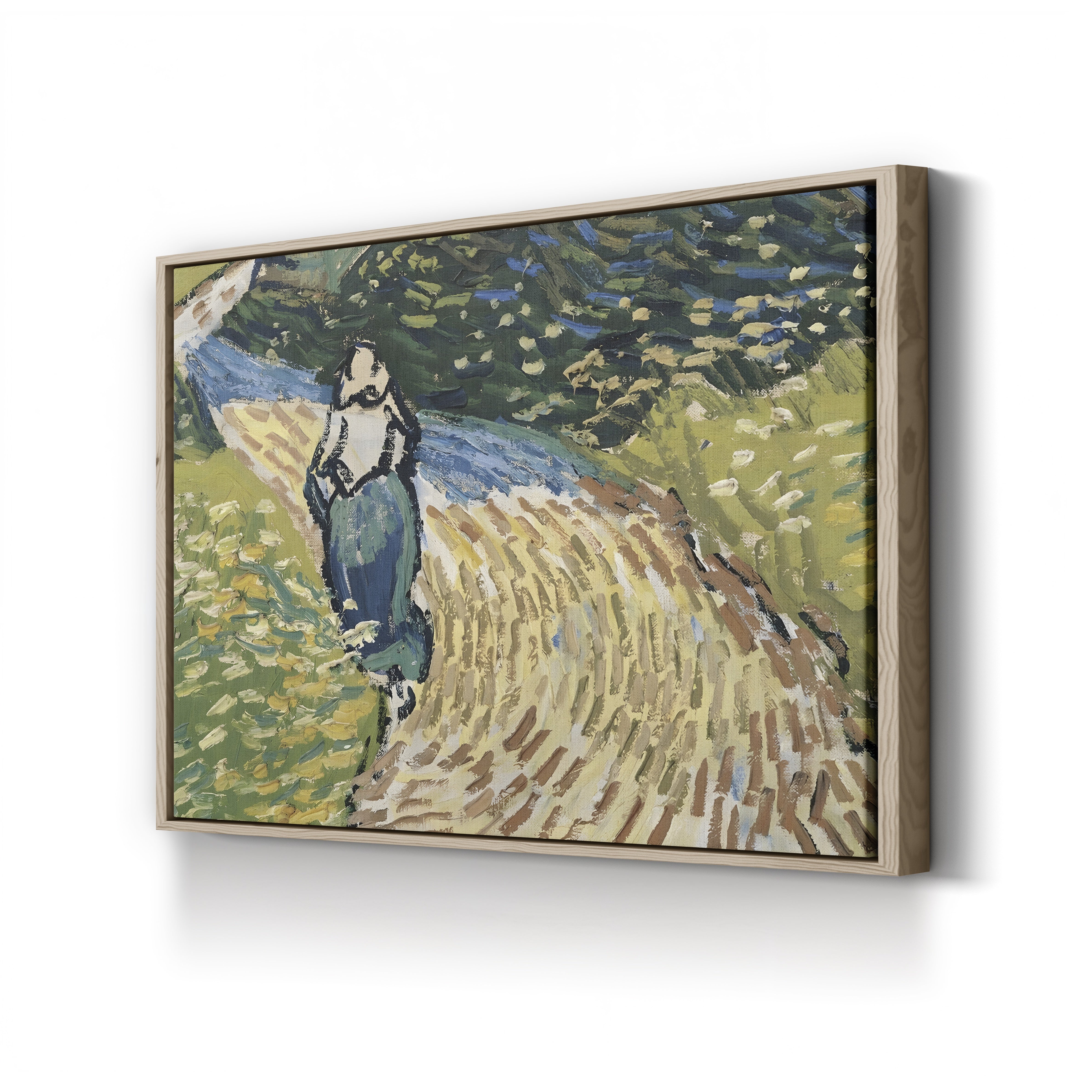 The Church at Auvers, 1890 (Musée d'Orsay) – Vincent van Gogh Wall Art | Post-Impressionist Architecture Canvas Print