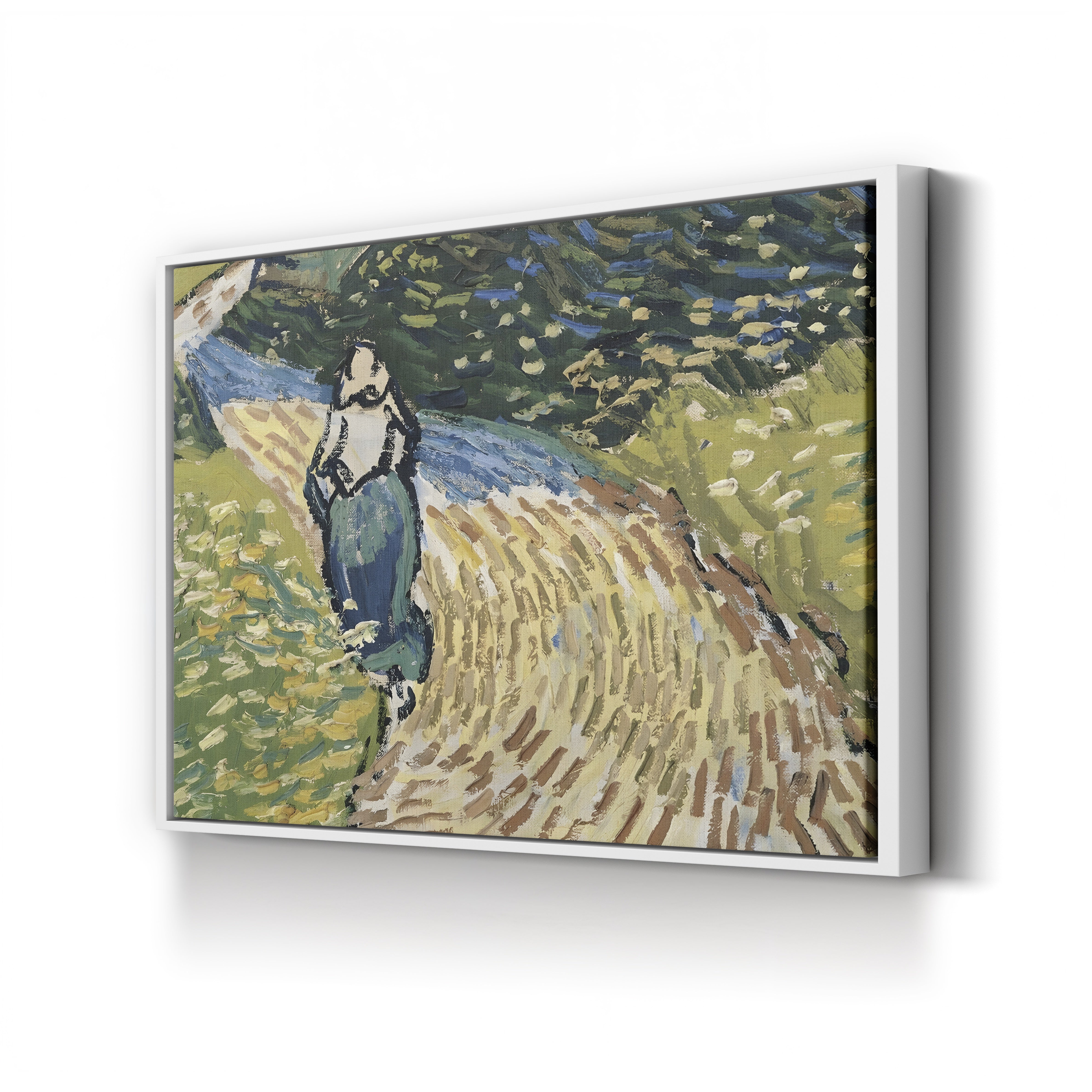 The Church at Auvers, 1890 (Musée d'Orsay) – Vincent van Gogh Wall Art | Post-Impressionist Architecture Canvas Print