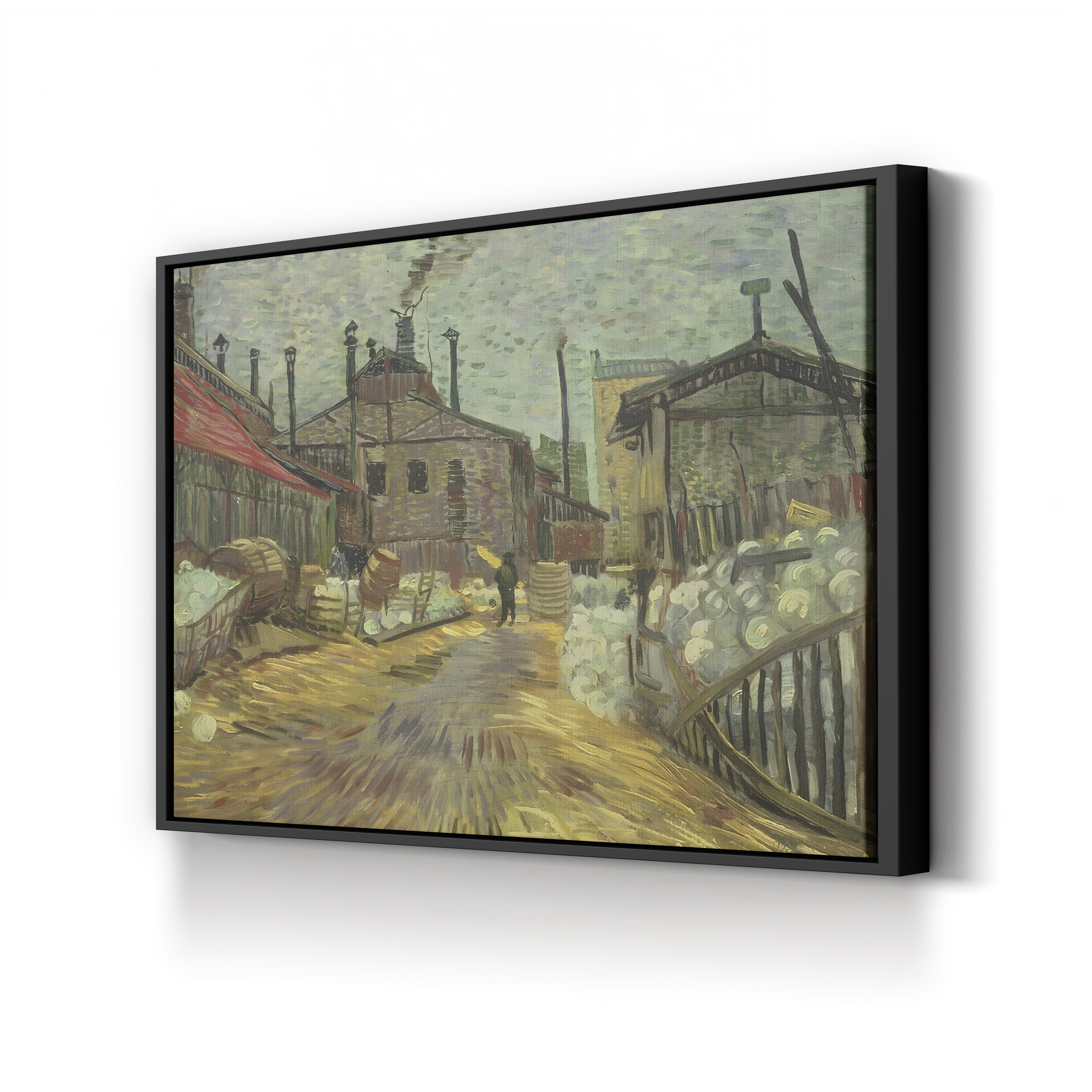 Factories, 1887 – Vincent van Gogh Wall Art | Post-Impressionist Industrial Canvas Print