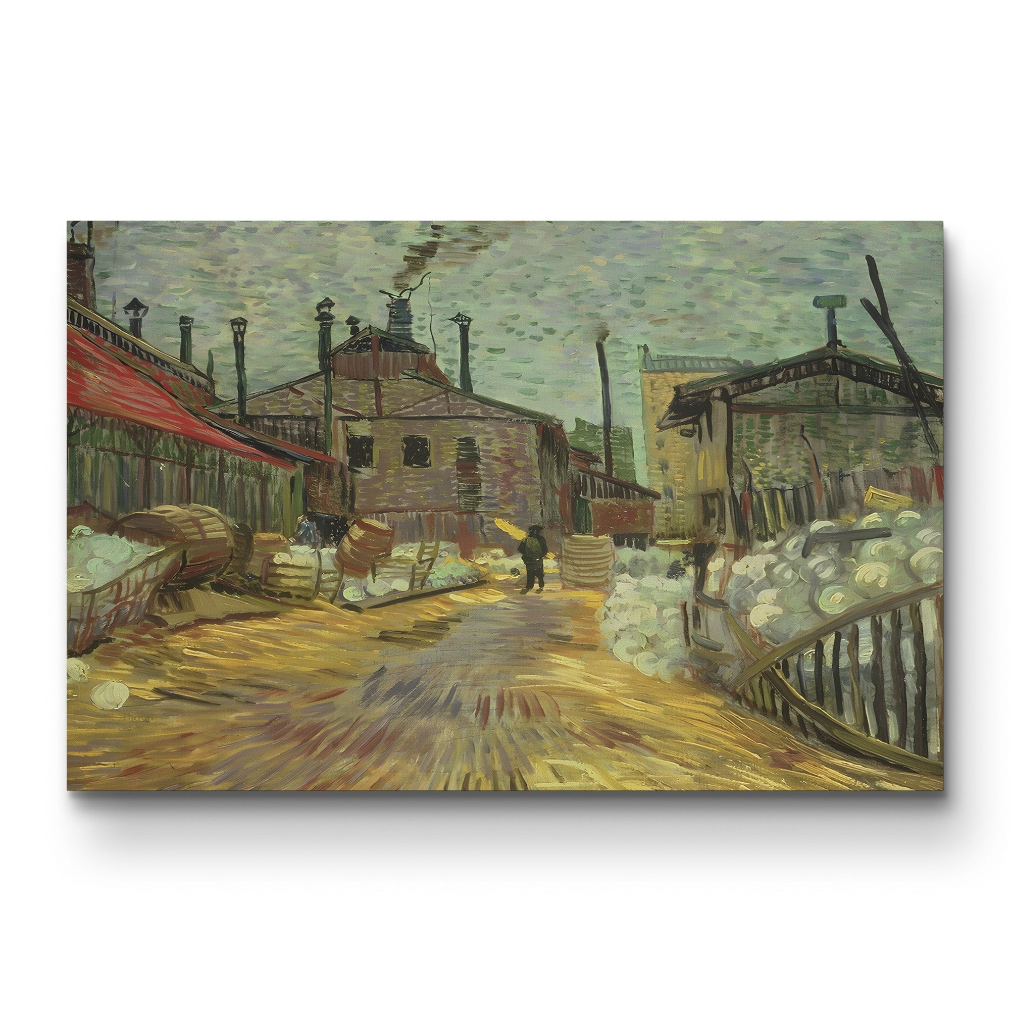 Factories, 1887 – Vincent van Gogh Wall Art | Post-Impressionist Industrial Canvas Print
