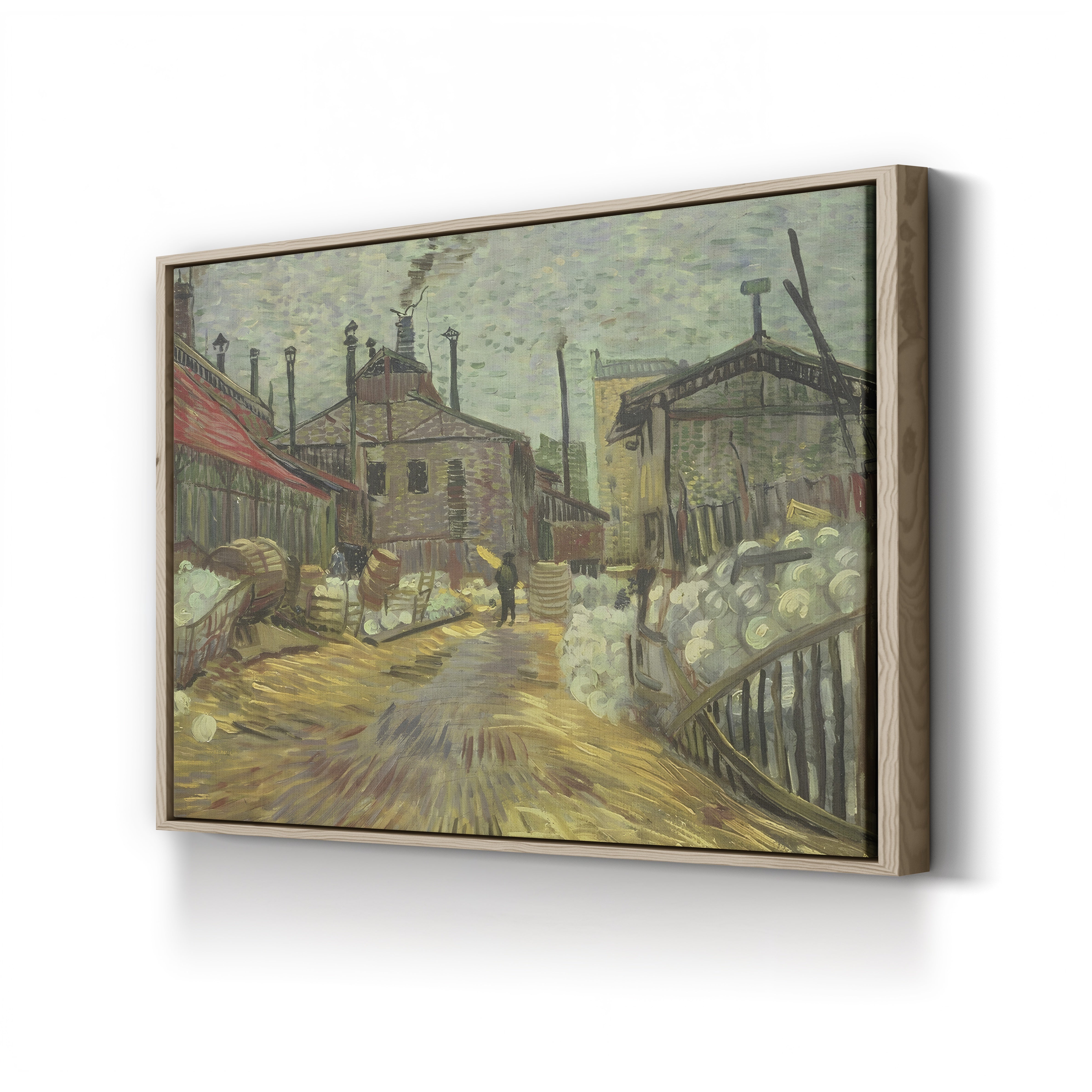 Factories, 1887 – Vincent van Gogh Wall Art | Post-Impressionist Industrial Canvas Print