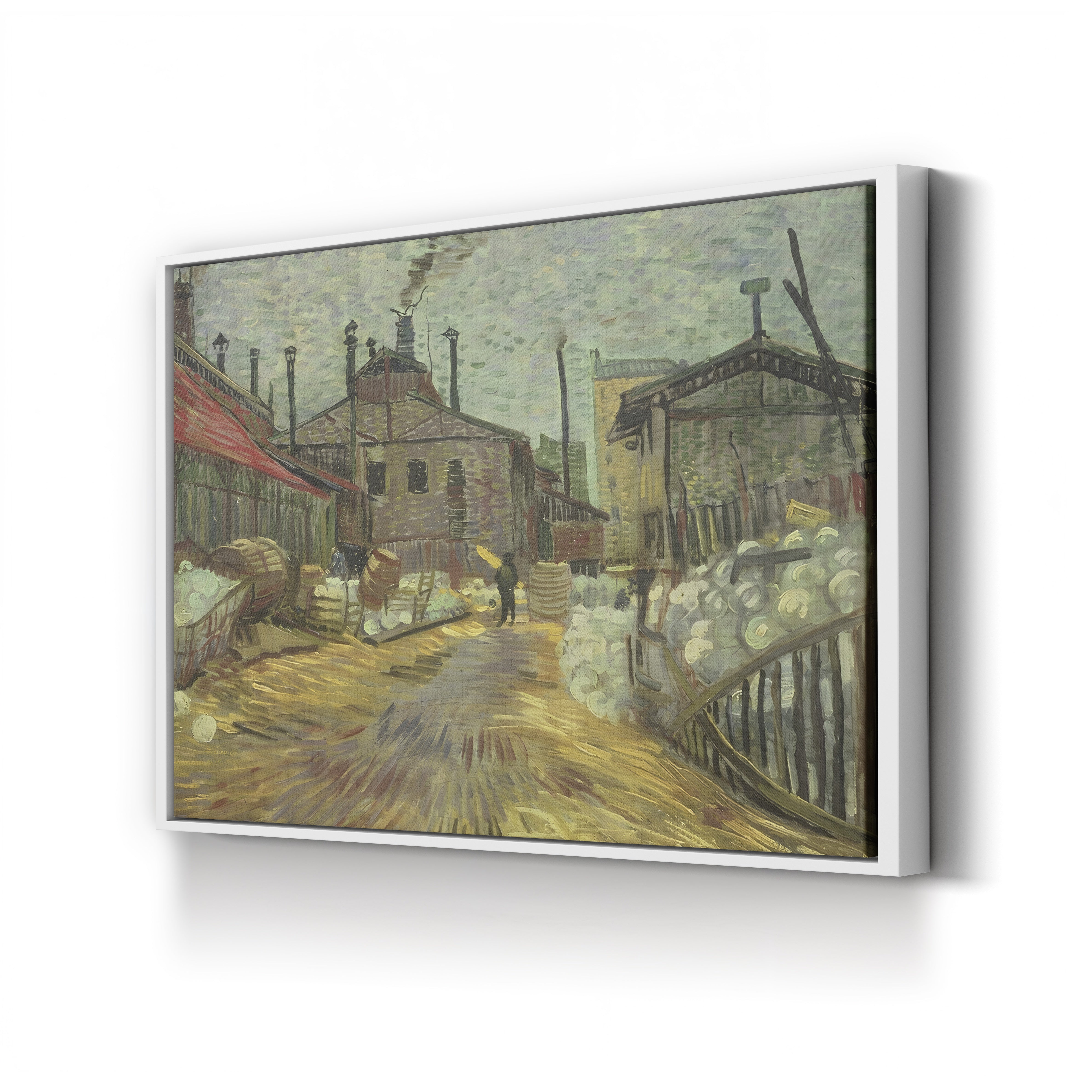 Factories, 1887 – Vincent van Gogh Wall Art | Post-Impressionist Industrial Canvas Print