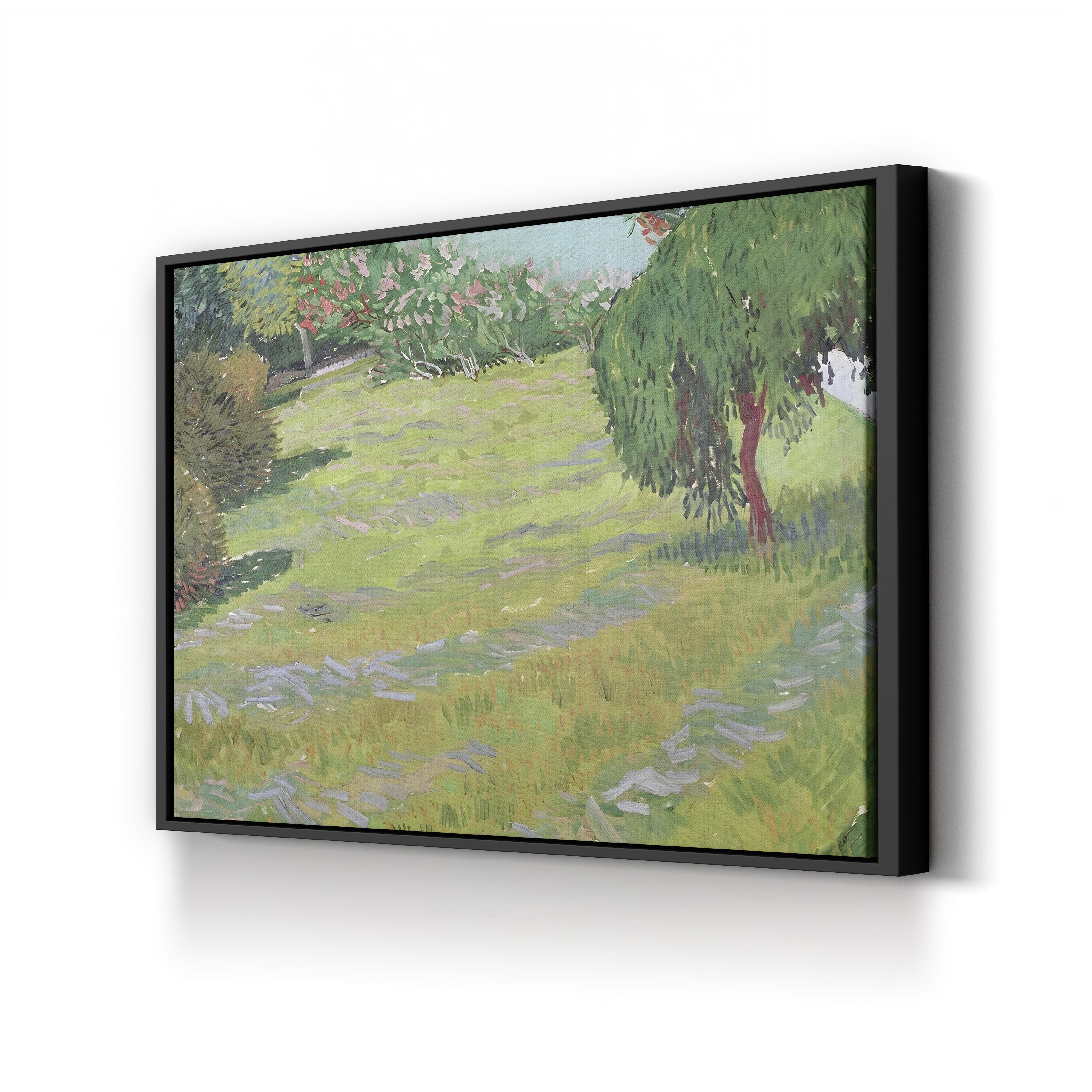 Field in Sunlight, 1888 – Vincent van Gogh Wall Art | Post-Impressionist Provençal Landscape Canvas Print