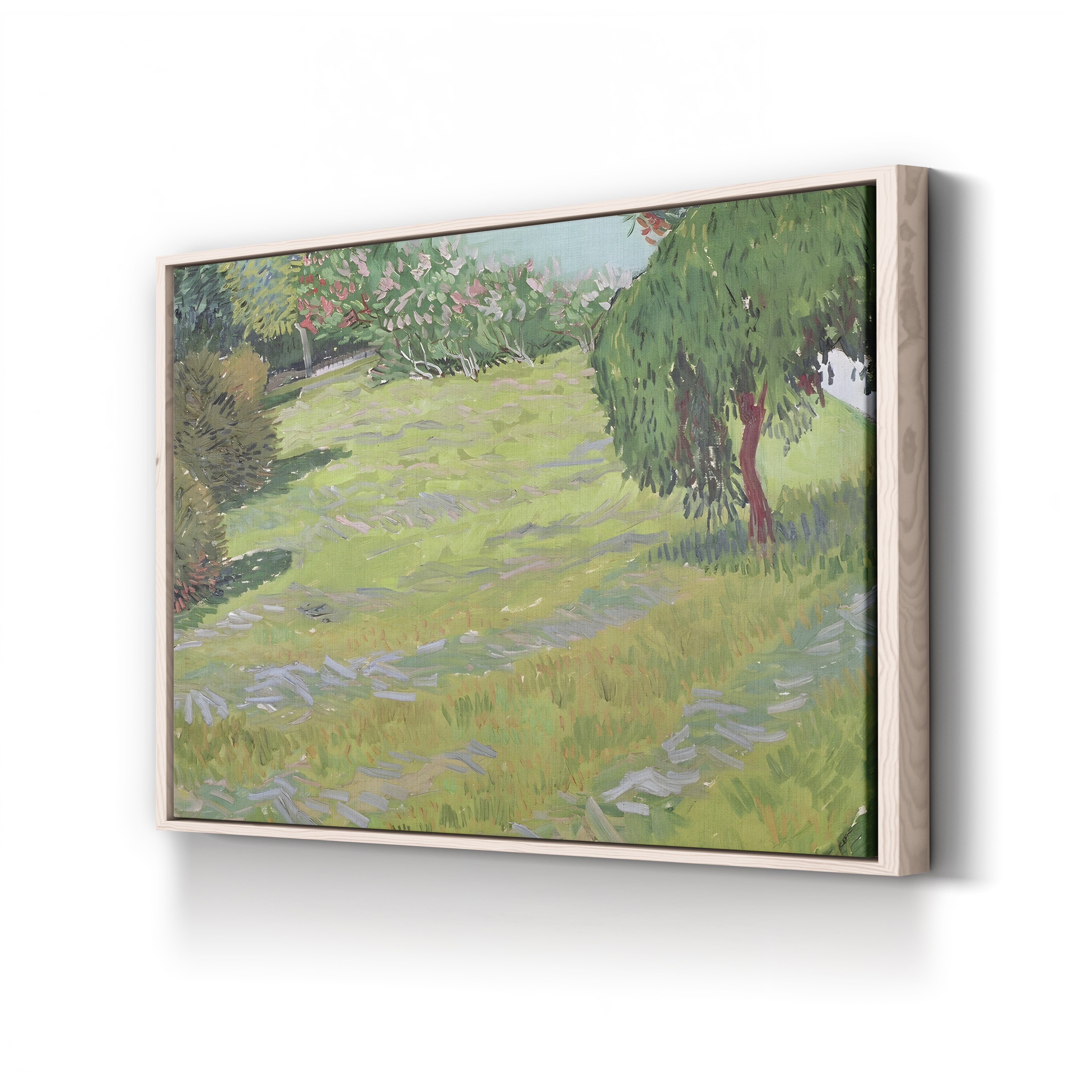 Field in Sunlight, 1888 – Vincent van Gogh Wall Art | Post-Impressionist Provençal Landscape Canvas Print