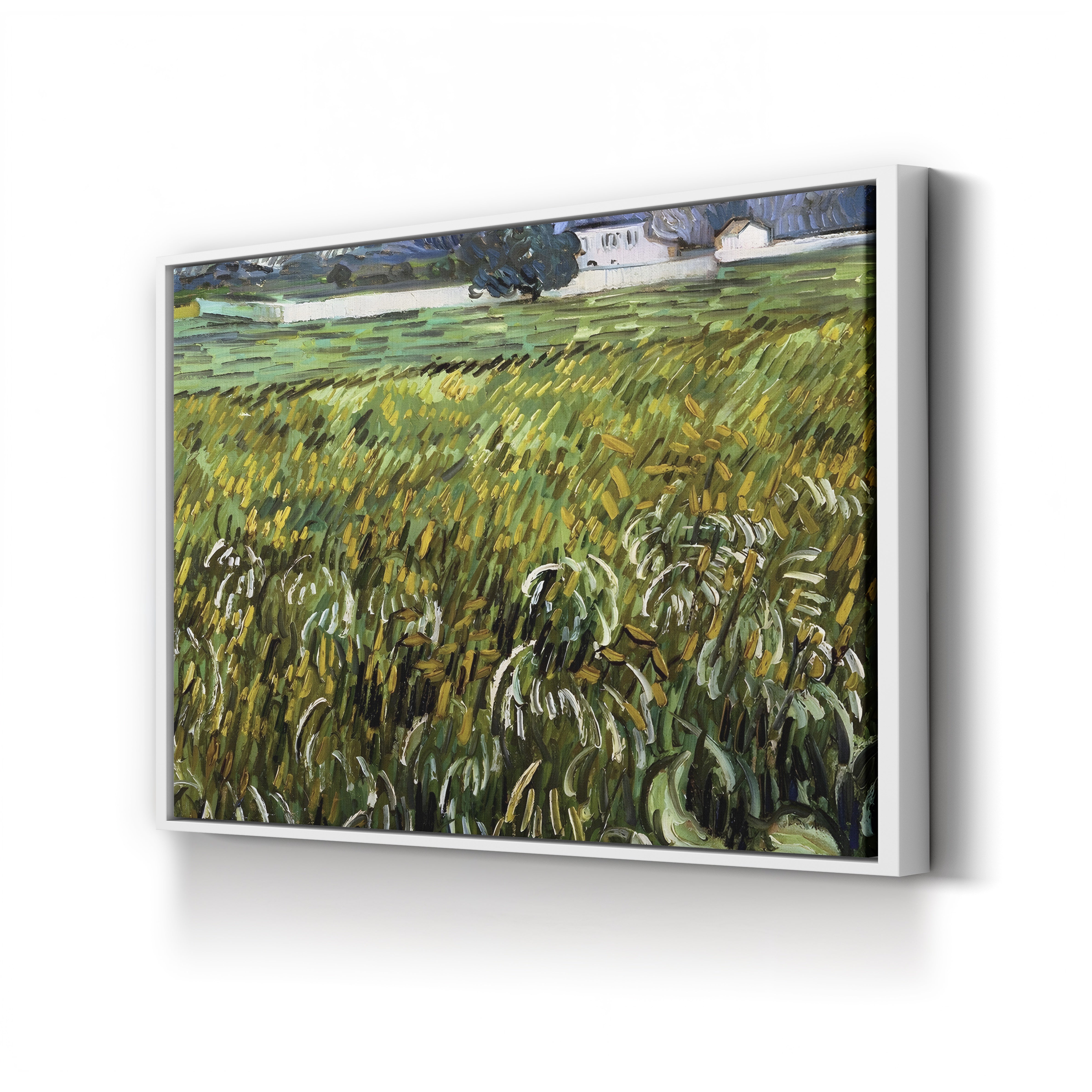 House at Auvers, 1890 – Vincent van Gogh Wall Art | Post-Impressionist Village Canvas Print