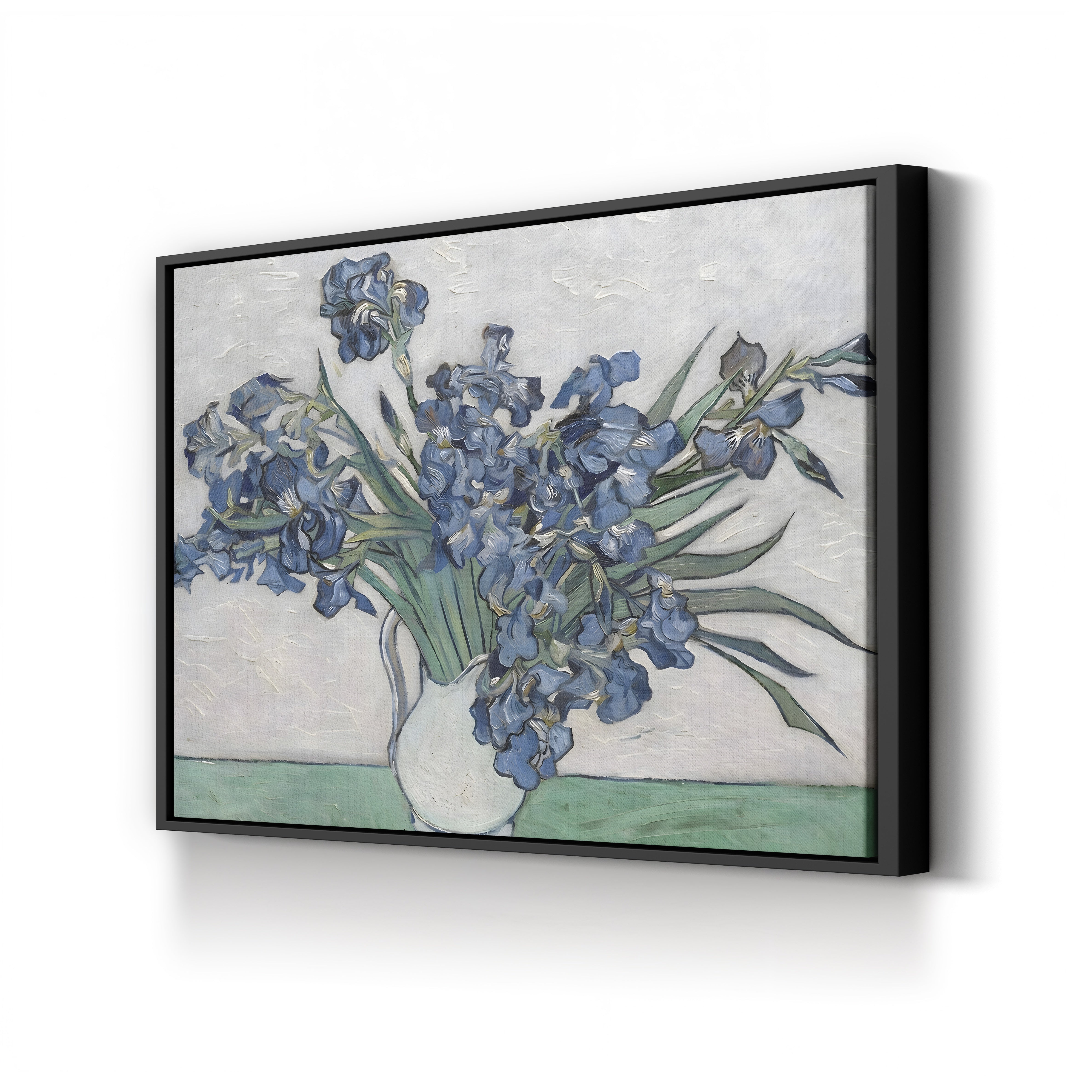 Irises, 1889 – Vincent van Gogh Wall Art | Post-Impressionist Floral Canvas Print