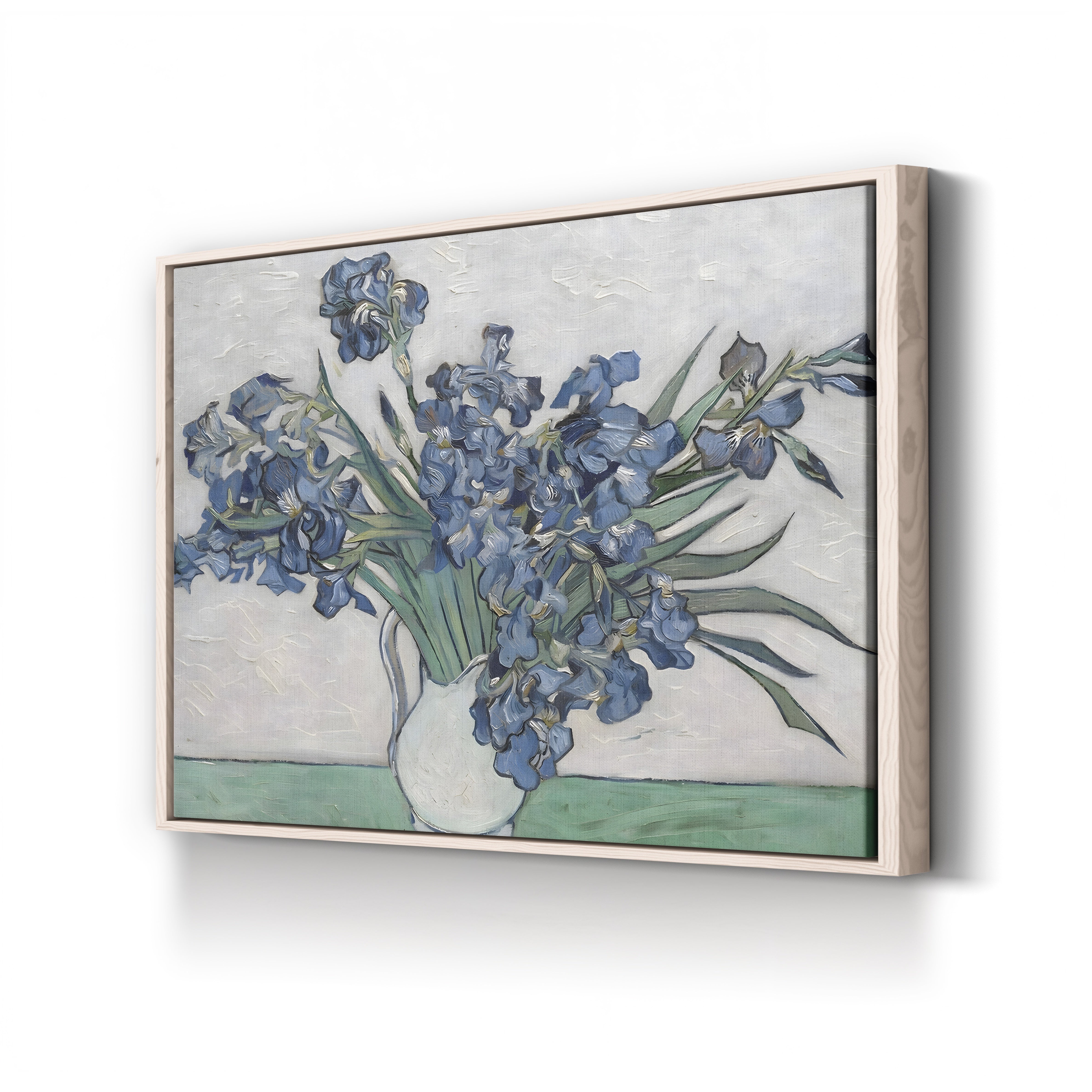 Irises, 1889 – Vincent van Gogh Wall Art | Post-Impressionist Floral Canvas Print