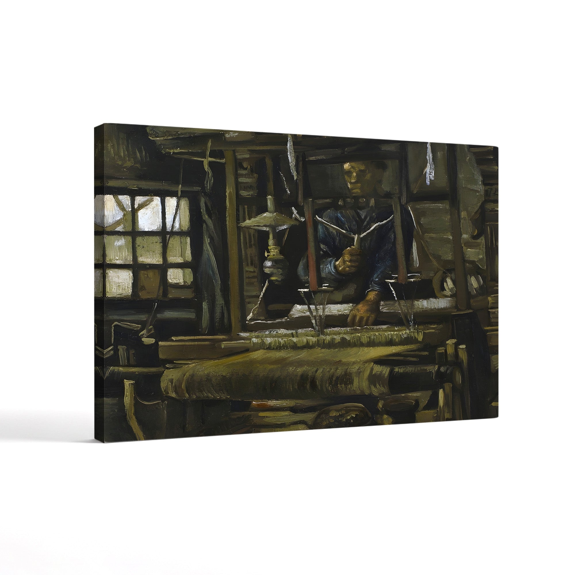 La Maison du Tisserand (A Weaver's Cottage), 1884 – Vincent van Gogh Wall Art | Early Dutch Architectural Canvas Print