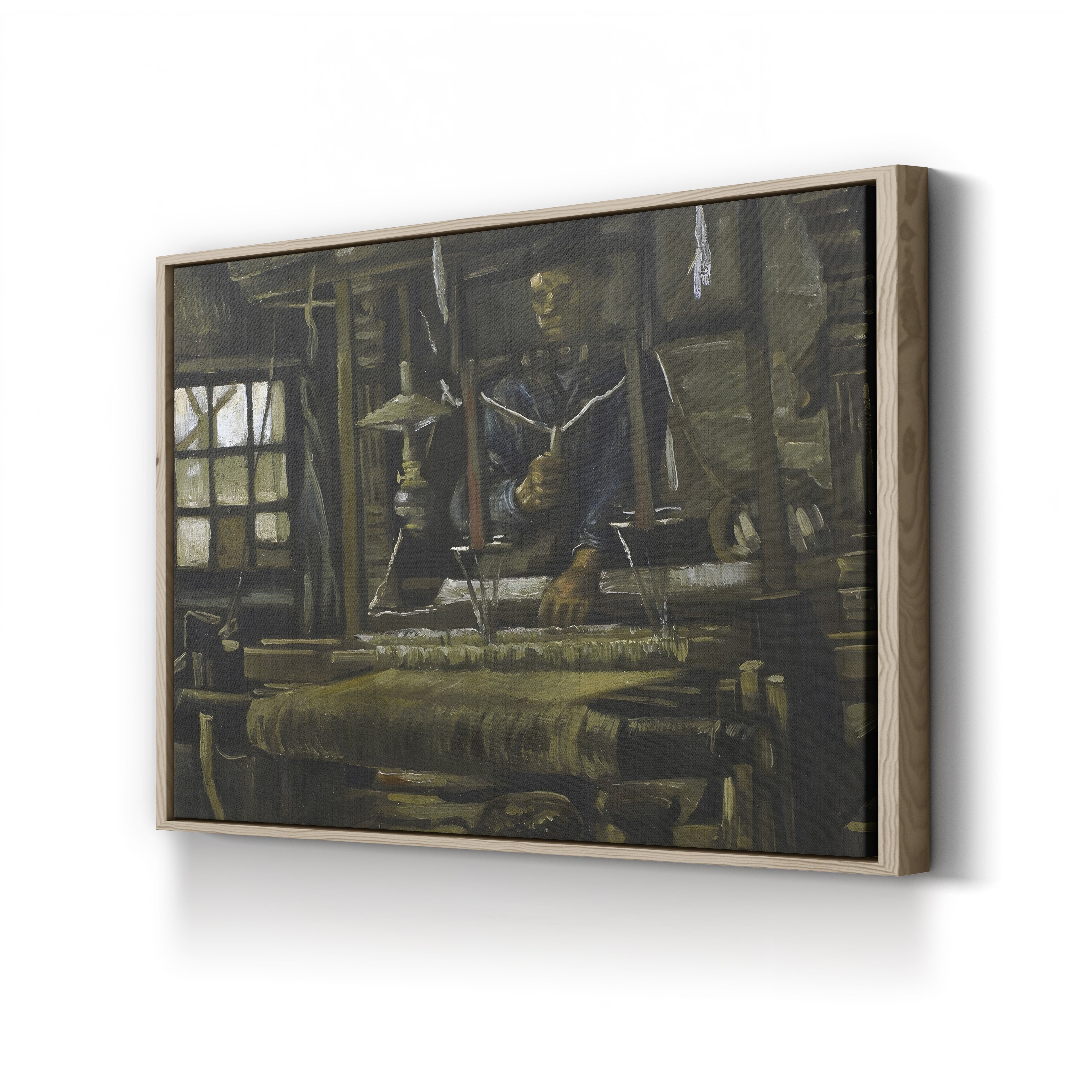 La Maison du Tisserand (A Weaver's Cottage), 1884 – Vincent van Gogh Wall Art | Early Dutch Architectural Canvas Print