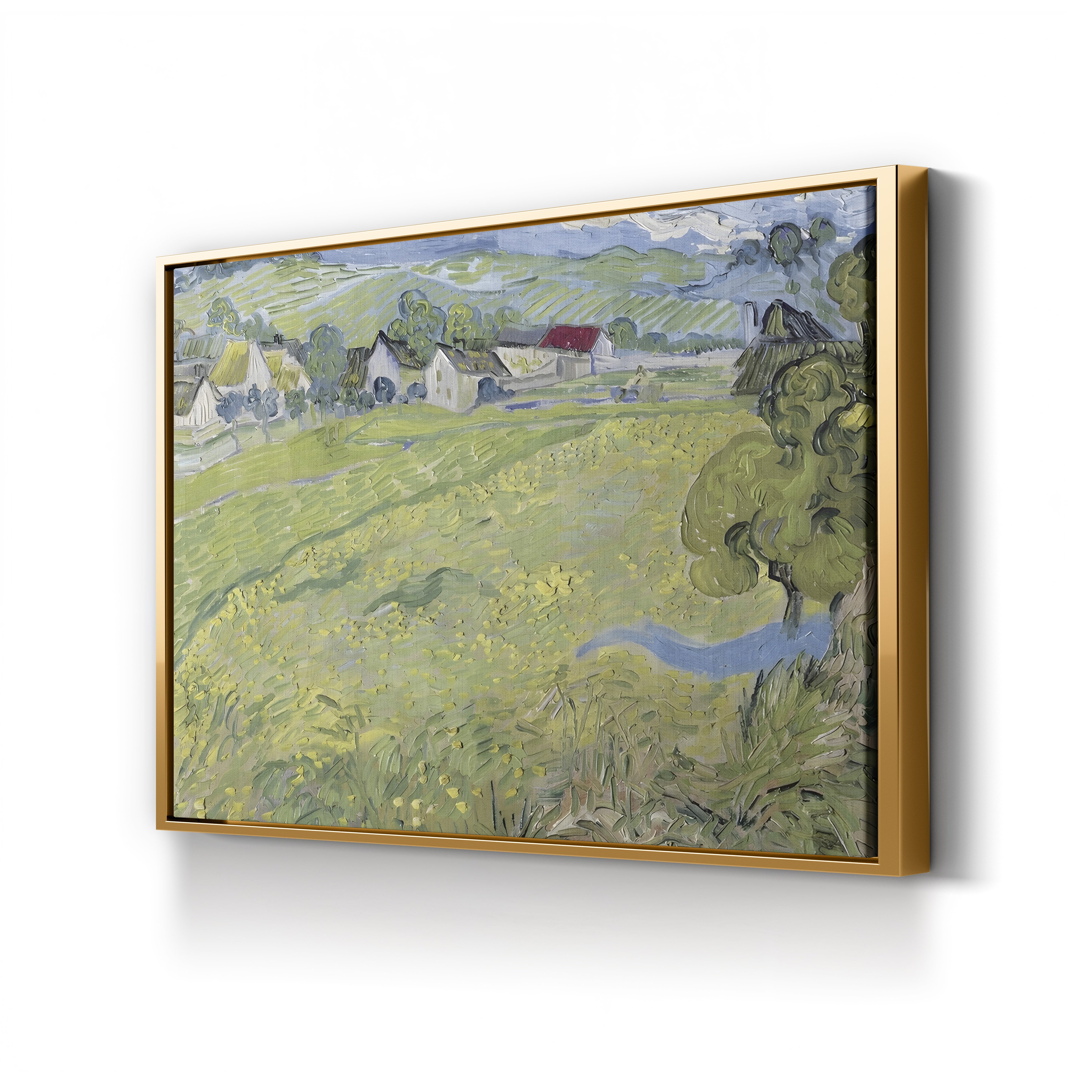 Les Vessenots at Auvers, 1890 – Vincent van Gogh Wall Art | Post-Impressionist Landscape Canvas Print
