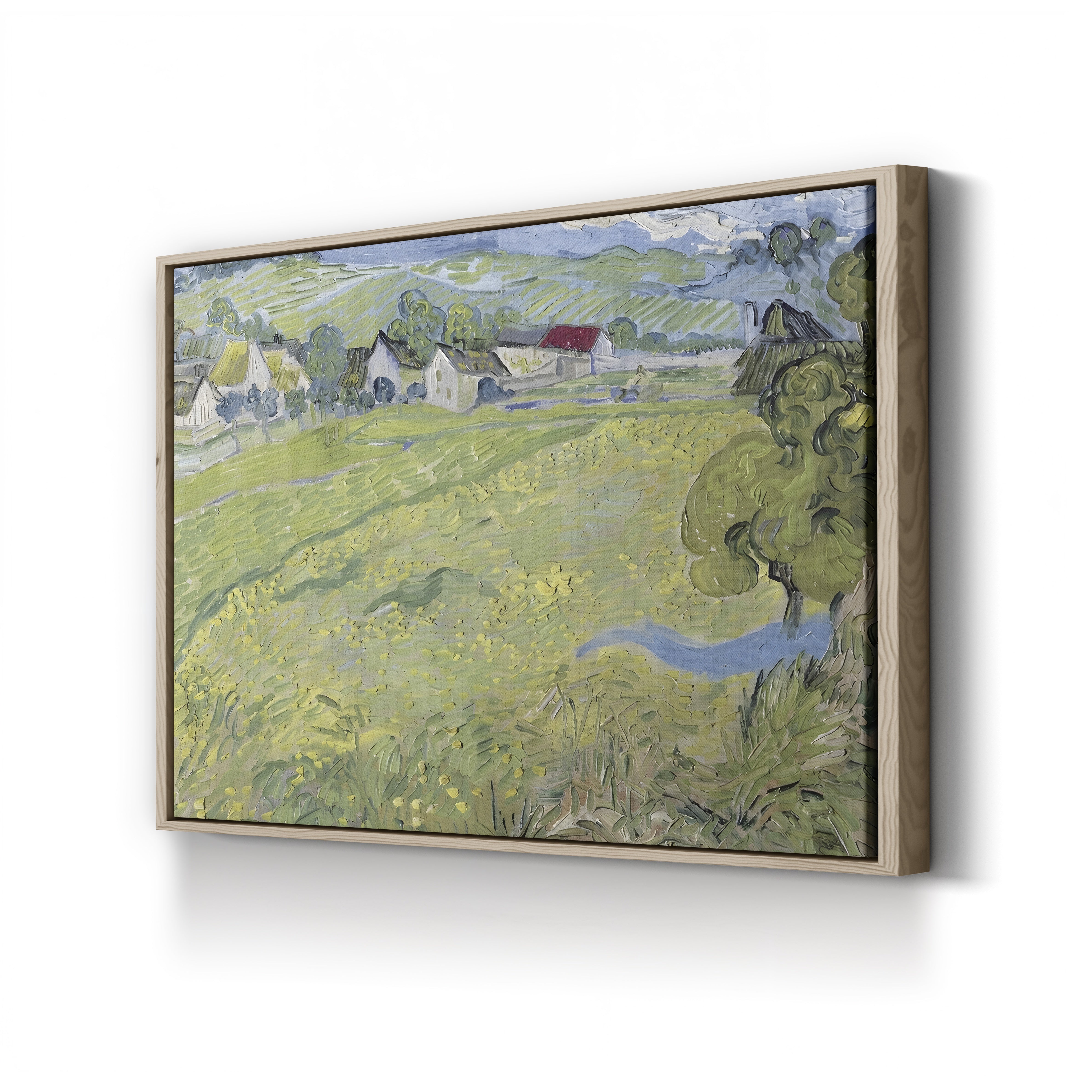 Les Vessenots at Auvers, 1890 – Vincent van Gogh Wall Art | Post-Impressionist Landscape Canvas Print