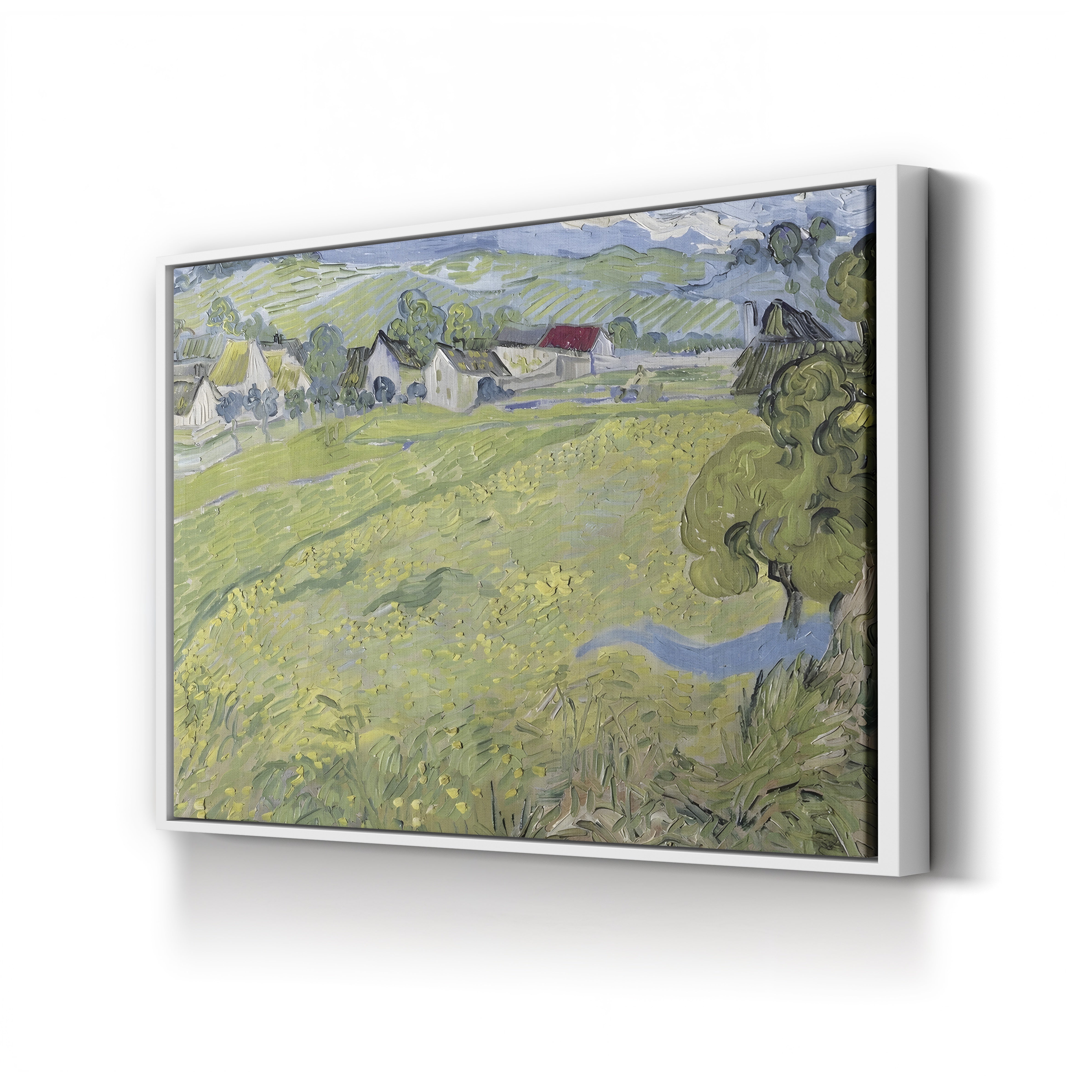 Les Vessenots at Auvers, 1890 – Vincent van Gogh Wall Art | Post-Impressionist Landscape Canvas Print