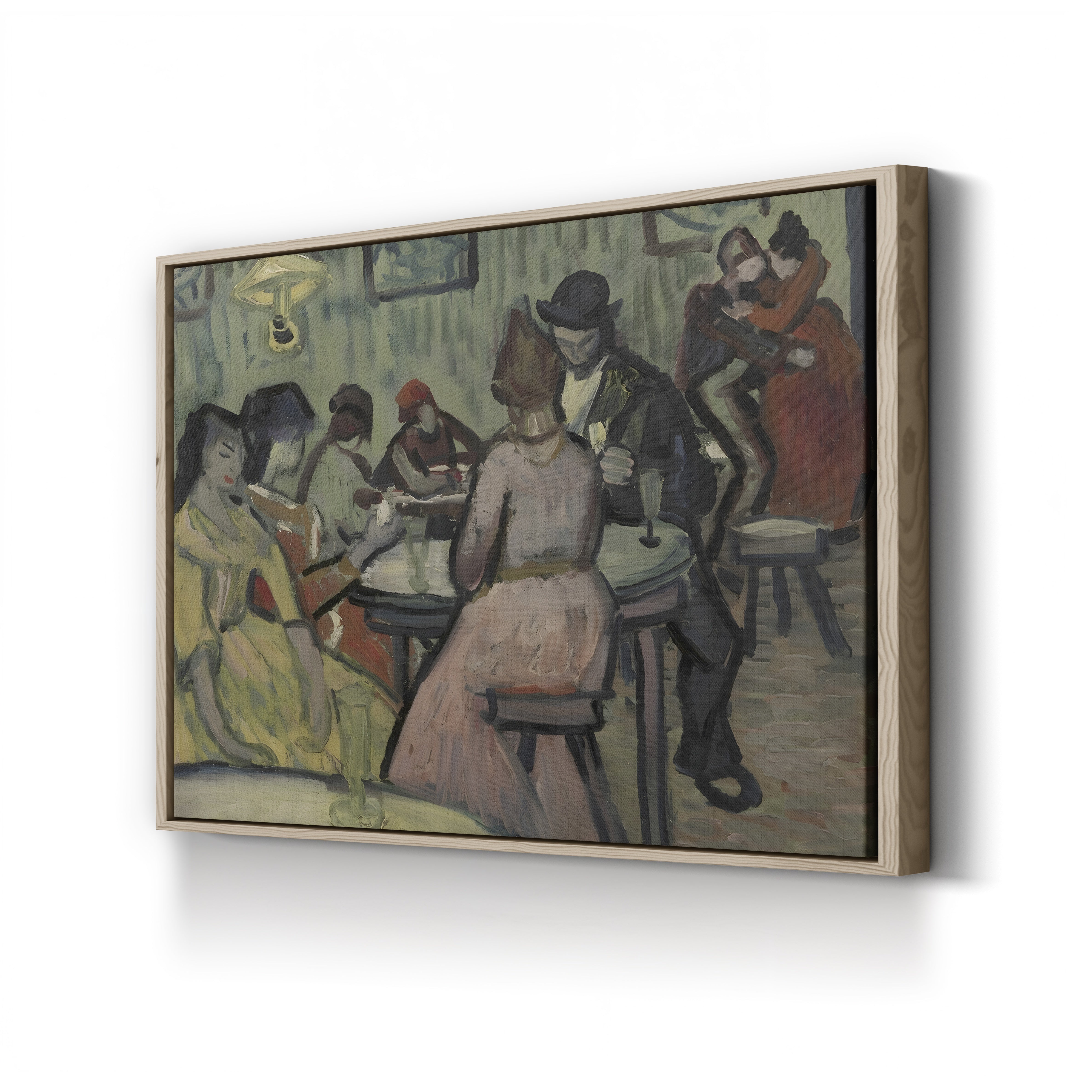 Interior Scene (Le Lupanar) – Vincent van Gogh Wall Art | Post-Impressionist Interior Canvas Print
