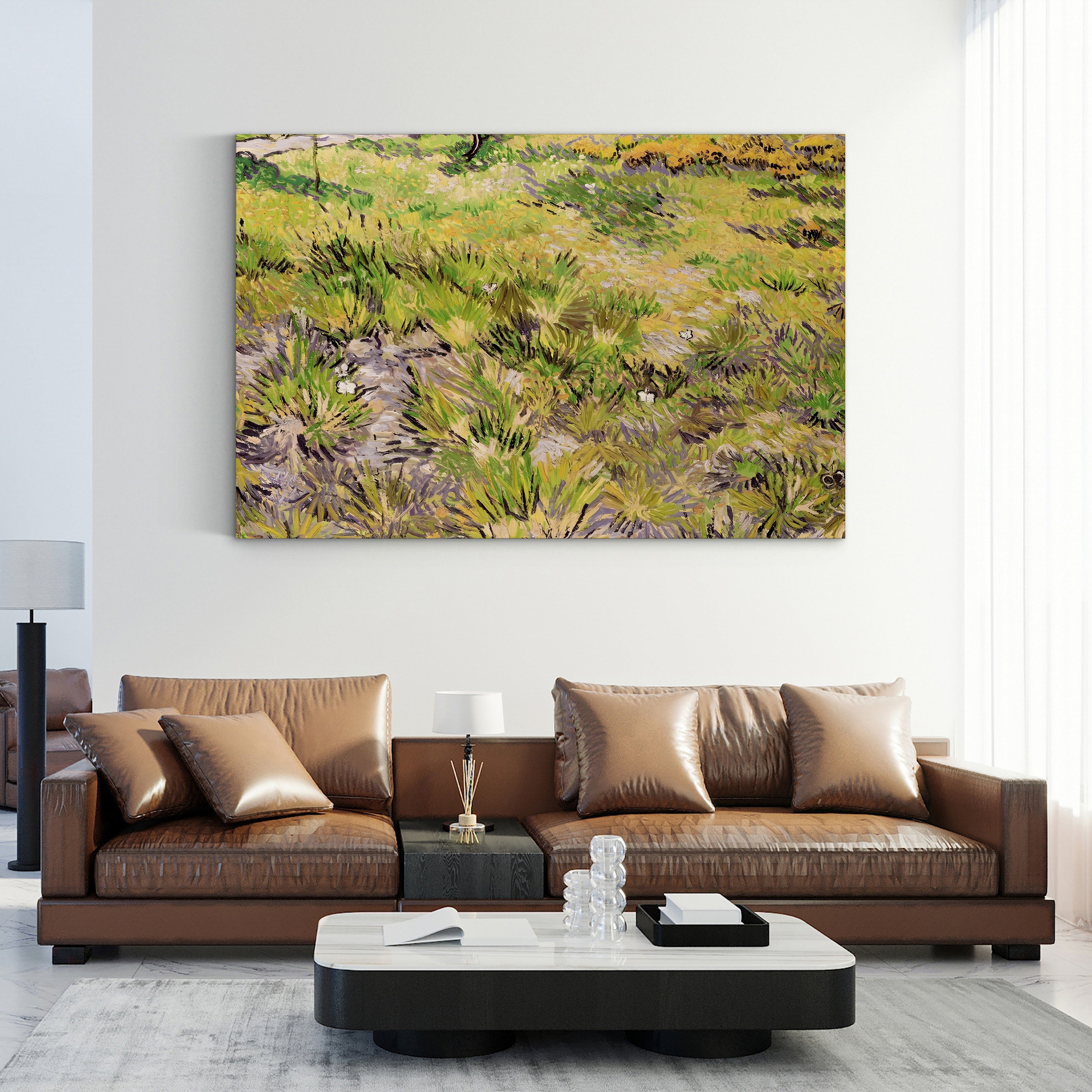 Meadow with Butterflies, 1890 – Vincent van Gogh Wall Art | Post-Impressionist Nature Canvas Print