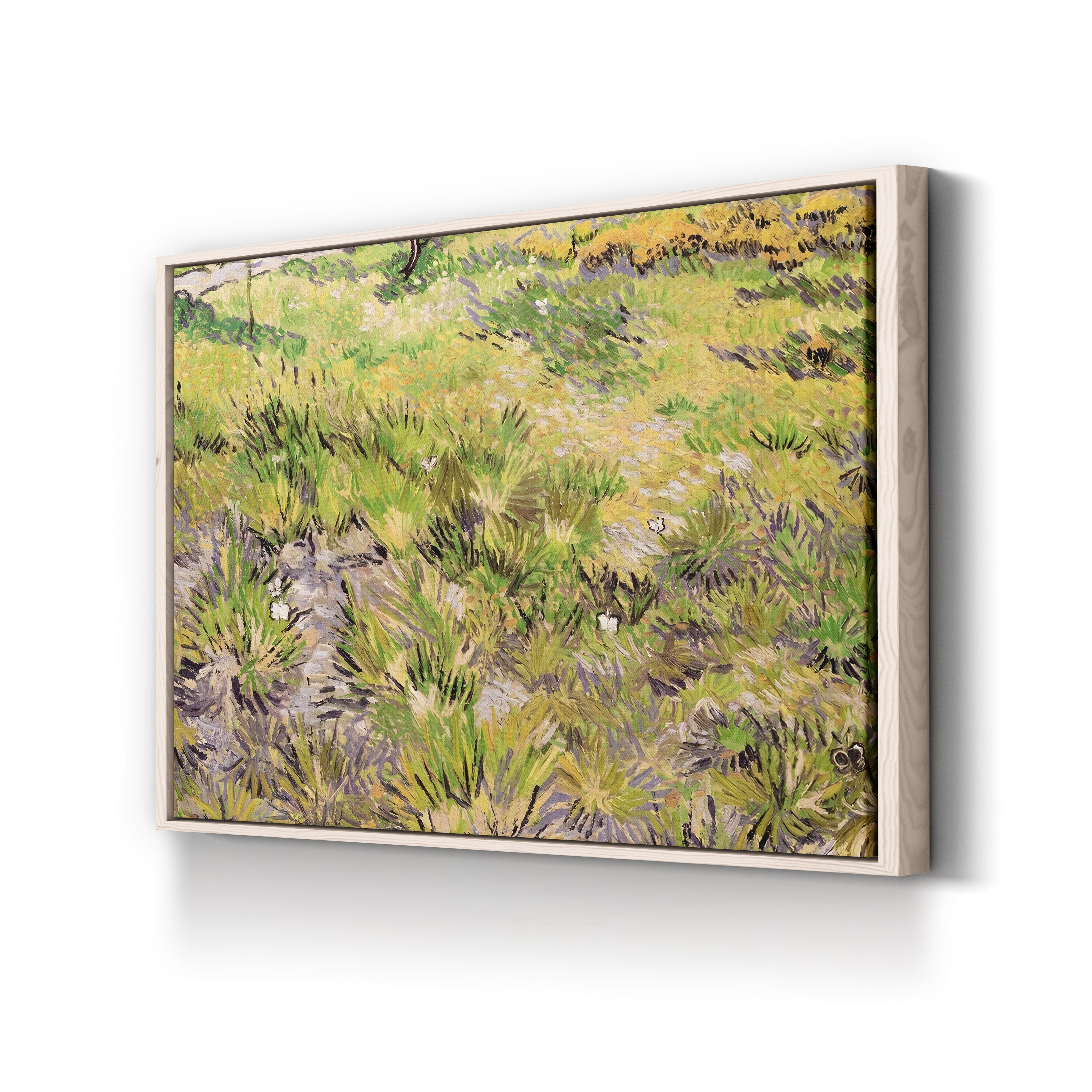 Meadow with Butterflies, 1890 – Vincent van Gogh Wall Art | Post-Impressionist Nature Canvas Print