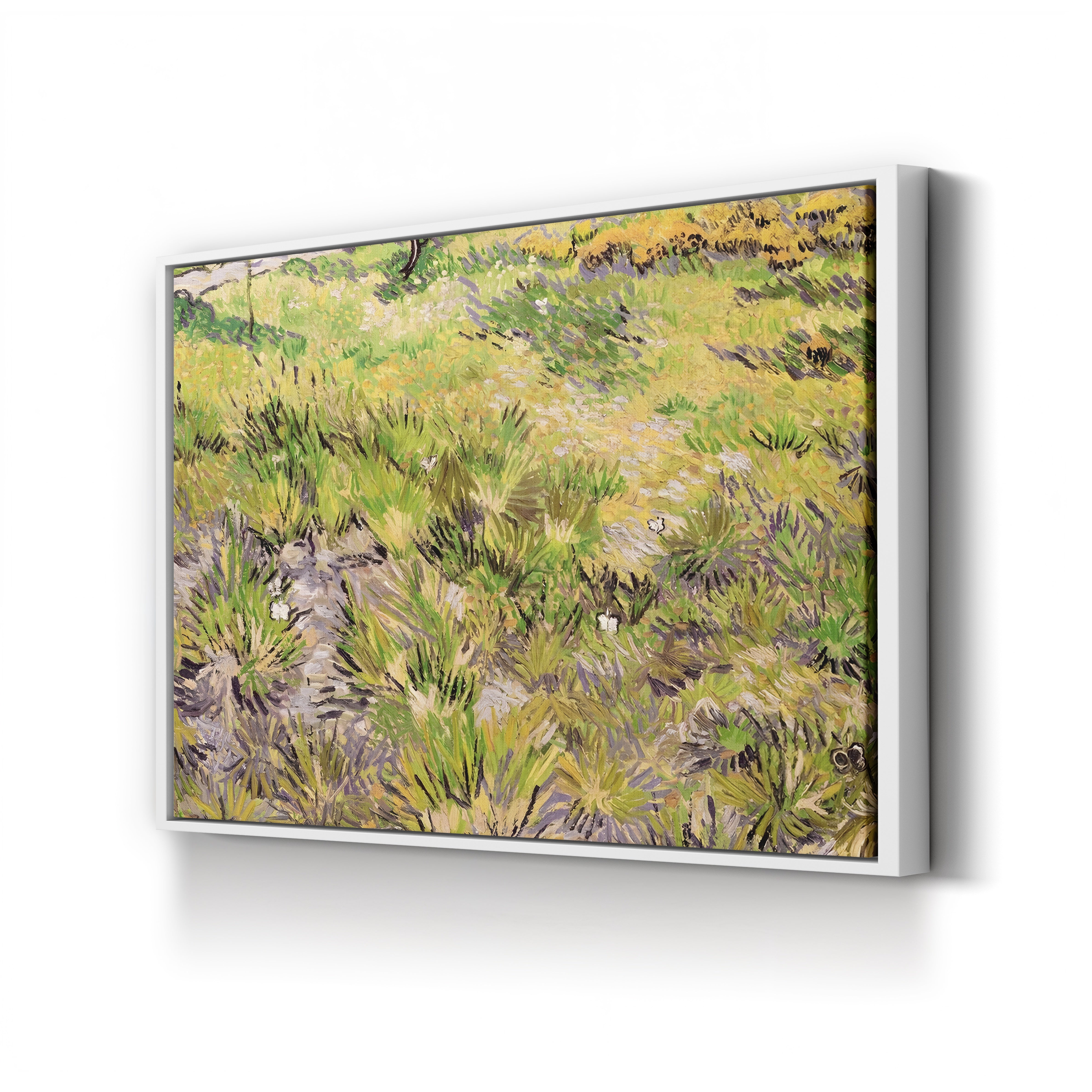 Meadow with Butterflies, 1890 – Vincent van Gogh Wall Art | Post-Impressionist Nature Canvas Print