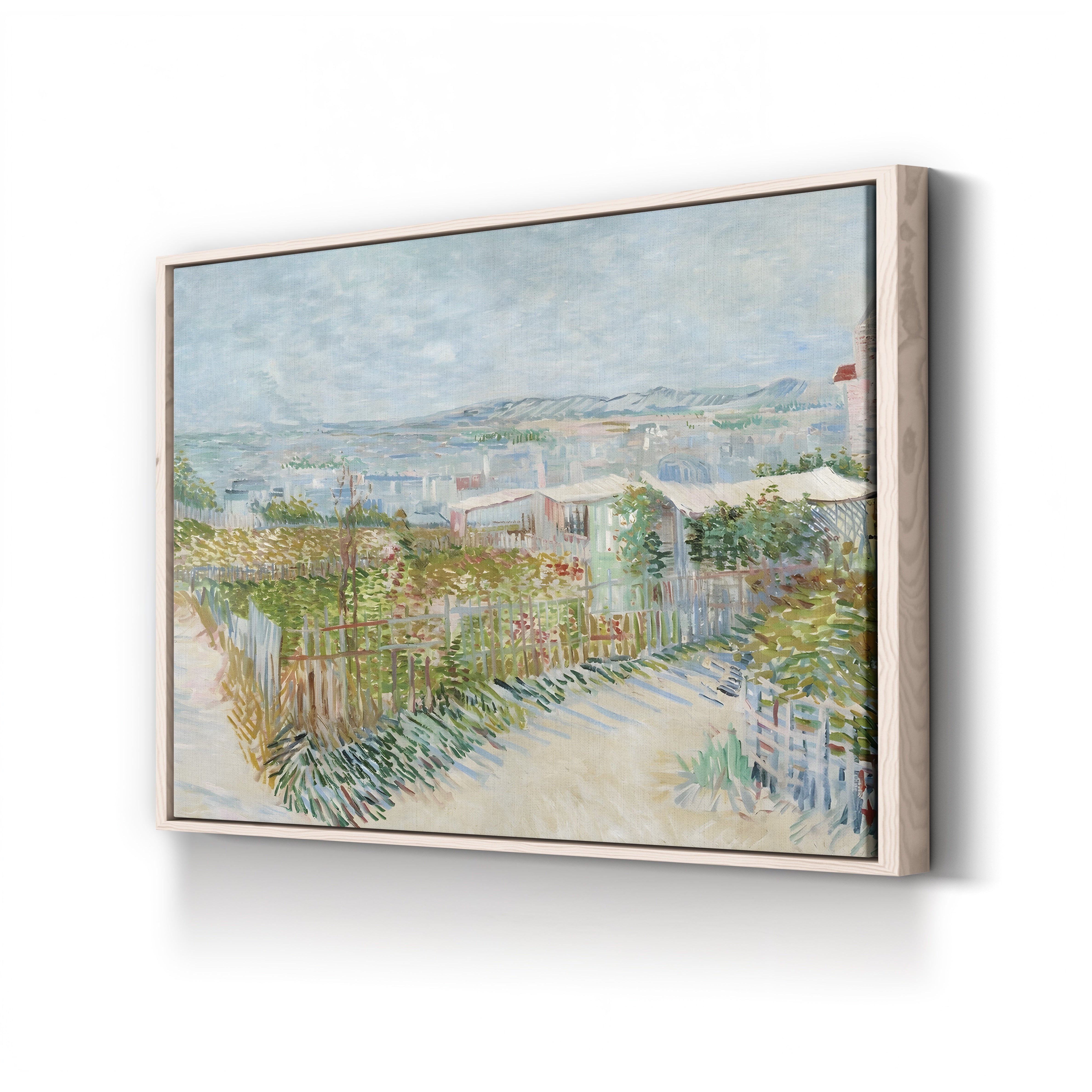 Montmartre Behind the Moulin de la Galette – Vincent van Gogh Wall Art | Post-Impressionist Paris Canvas Print