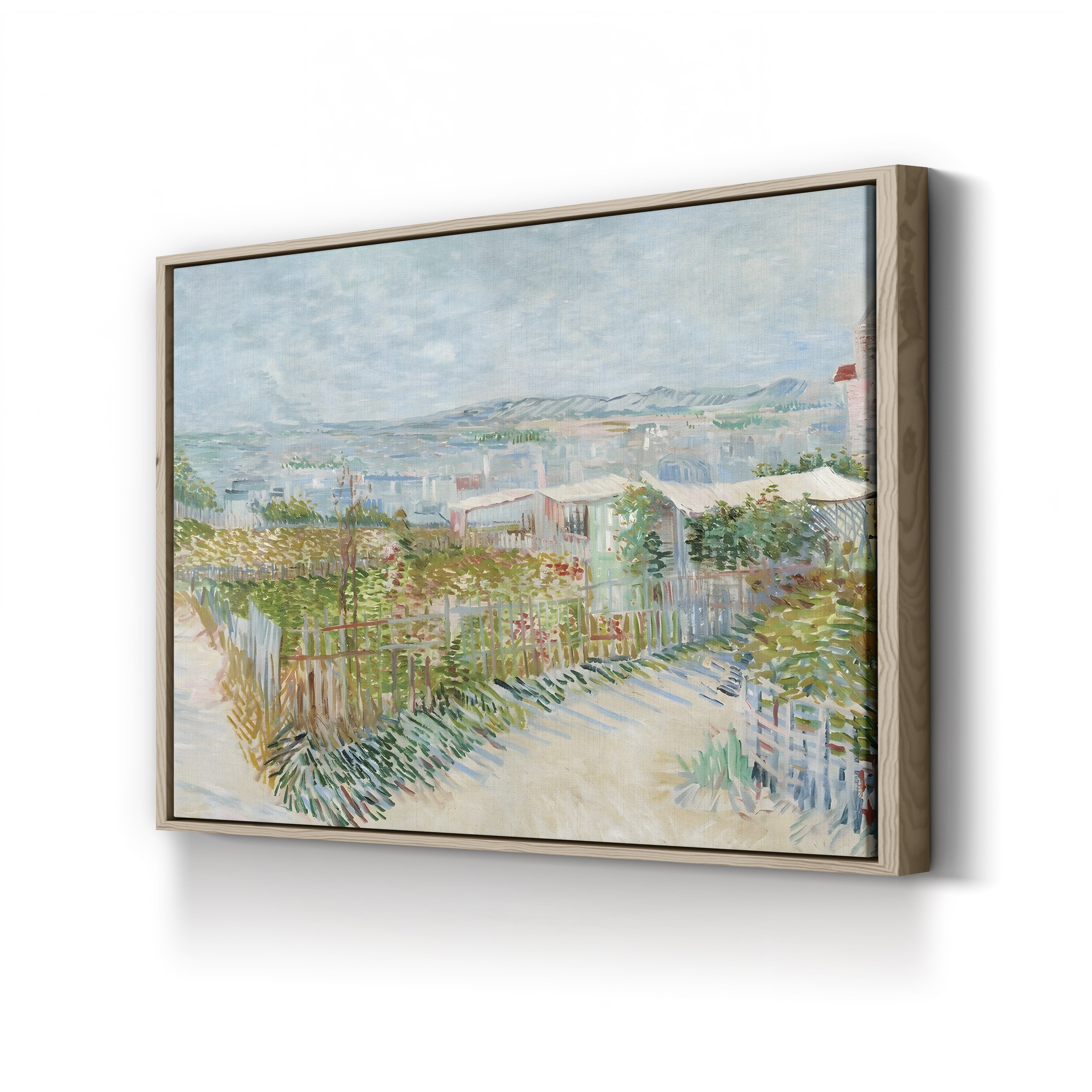 Montmartre Behind the Moulin de la Galette – Vincent van Gogh Wall Art | Post-Impressionist Paris Canvas Print