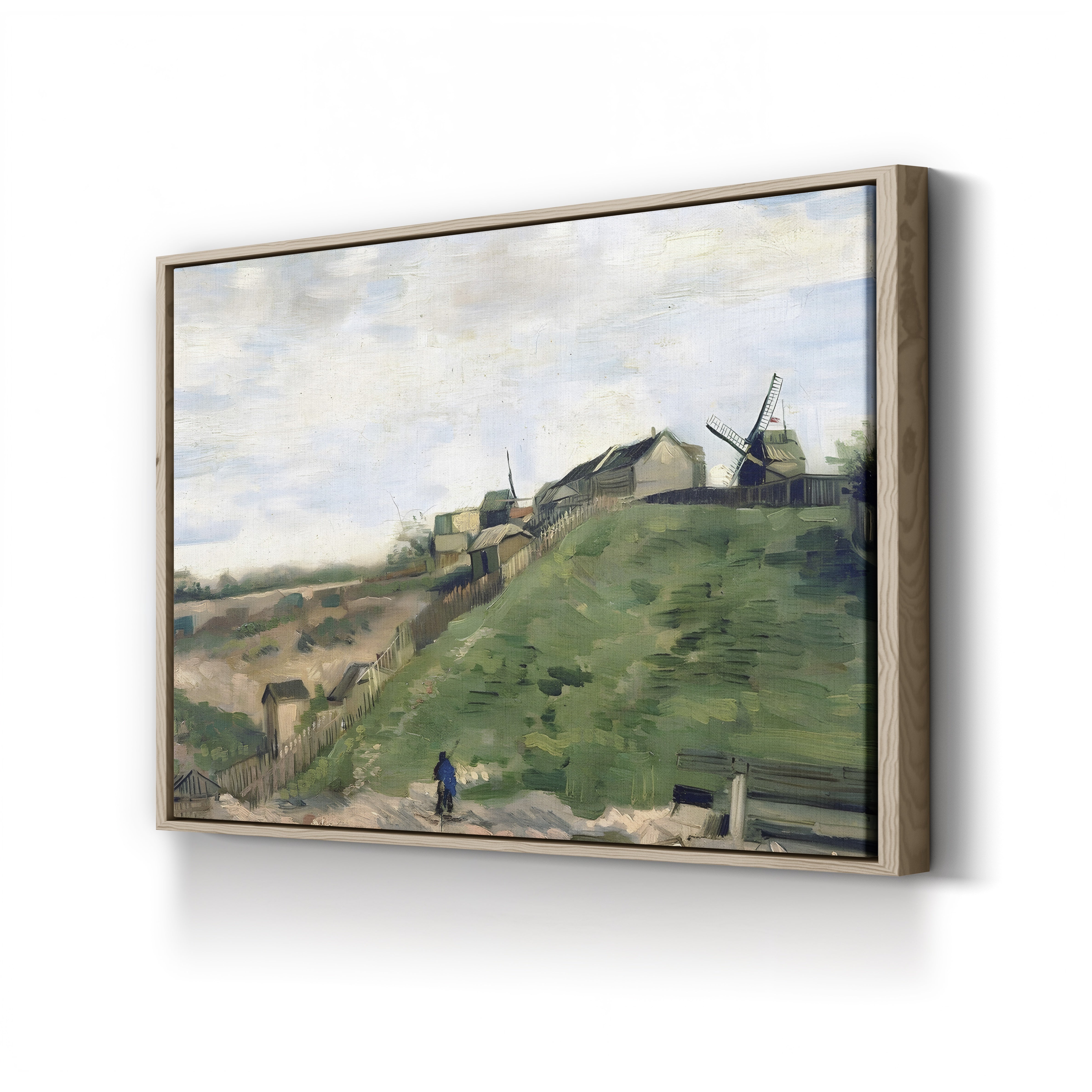 Montmartre Hill with Stone Quarry – Vincent van Gogh Wall Art | Post-Impressionist Paris Canvas Print