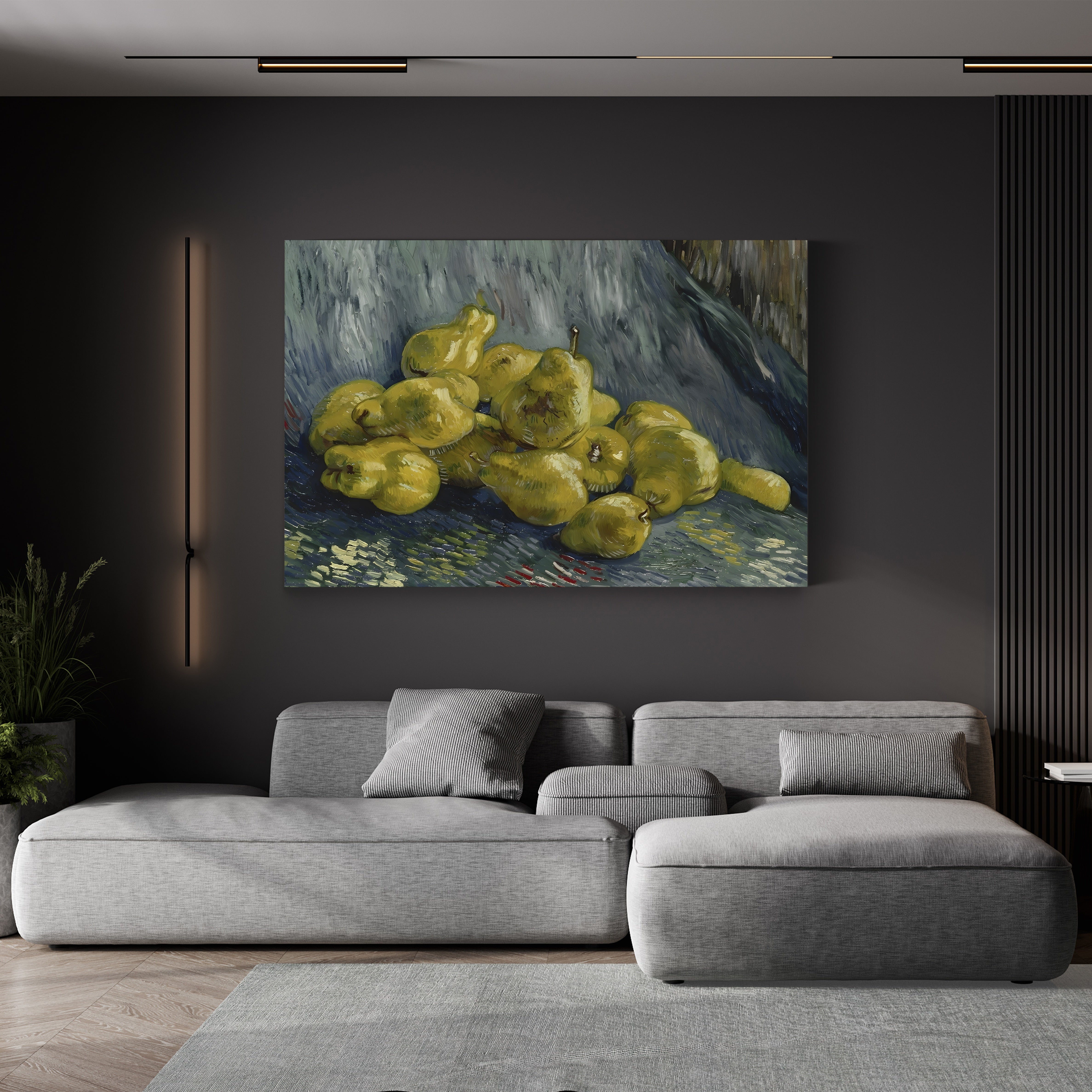 Nature Morte aux Coings (Still Life with Quinces), 1887–88 – Vincent van Gogh Wall Art | Post-Impressionist Still Life Canvas Print