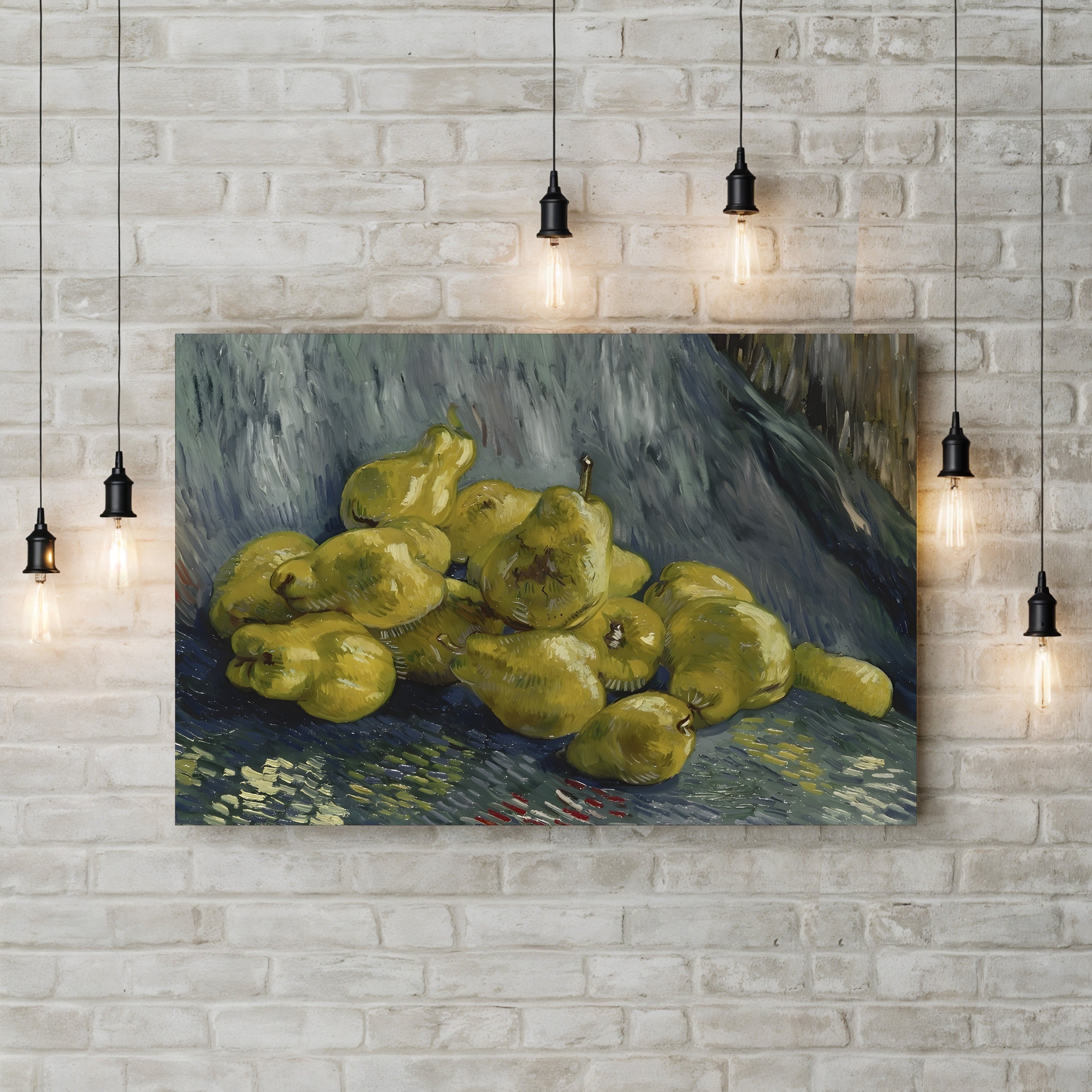 Nature Morte aux Coings (Still Life with Quinces), 1887–88 – Vincent van Gogh Wall Art | Post-Impressionist Still Life Canvas Print