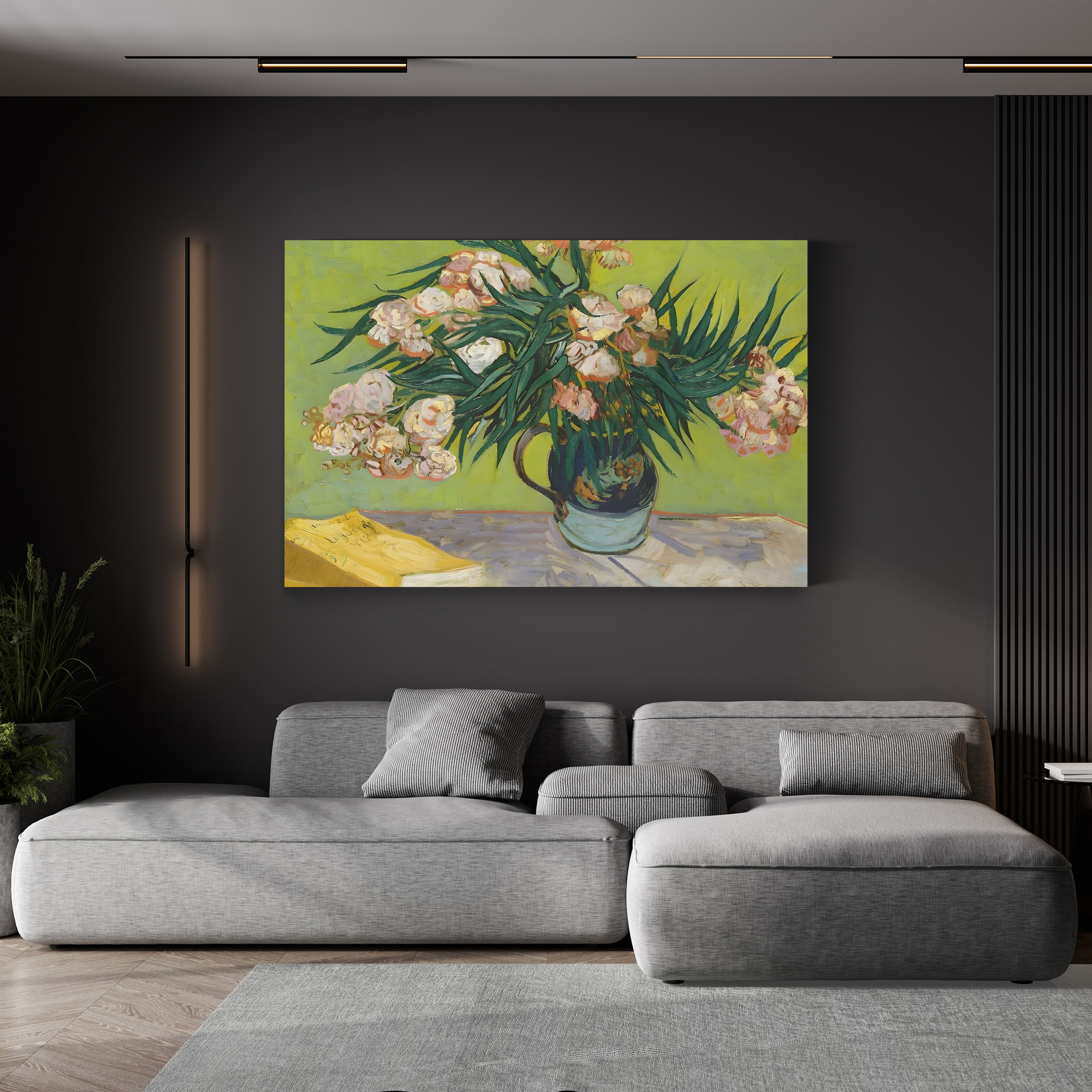 Oleander – Vincent van Gogh Wall Art | Post-Impressionist Floral Canvas Print