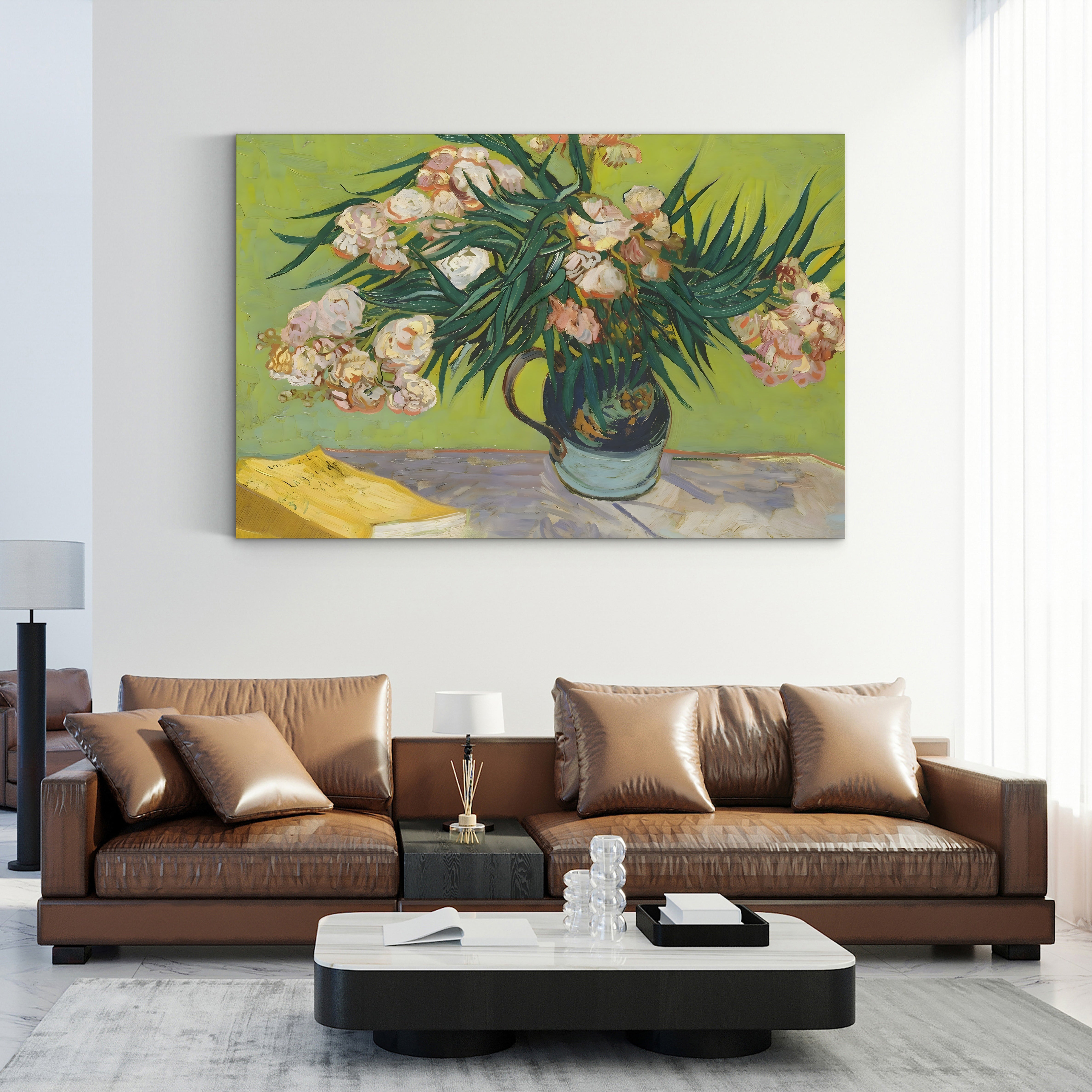 Oleander – Vincent van Gogh Wall Art | Post-Impressionist Floral Canvas Print