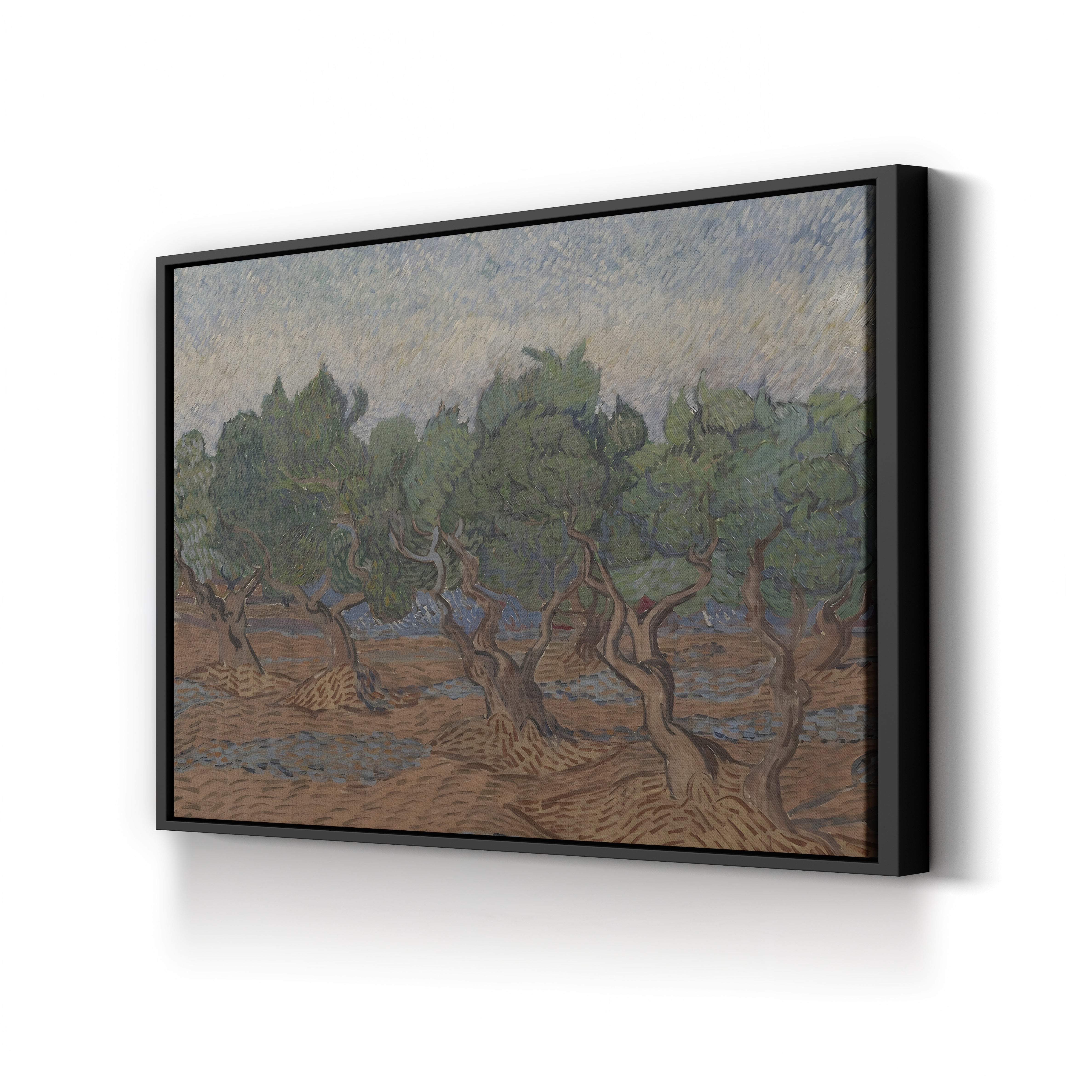 The Olive Grove, 1889 – Vincent van Gogh Wall Art | Post-Impressionist Saint-Rémy Landscape Canvas Print