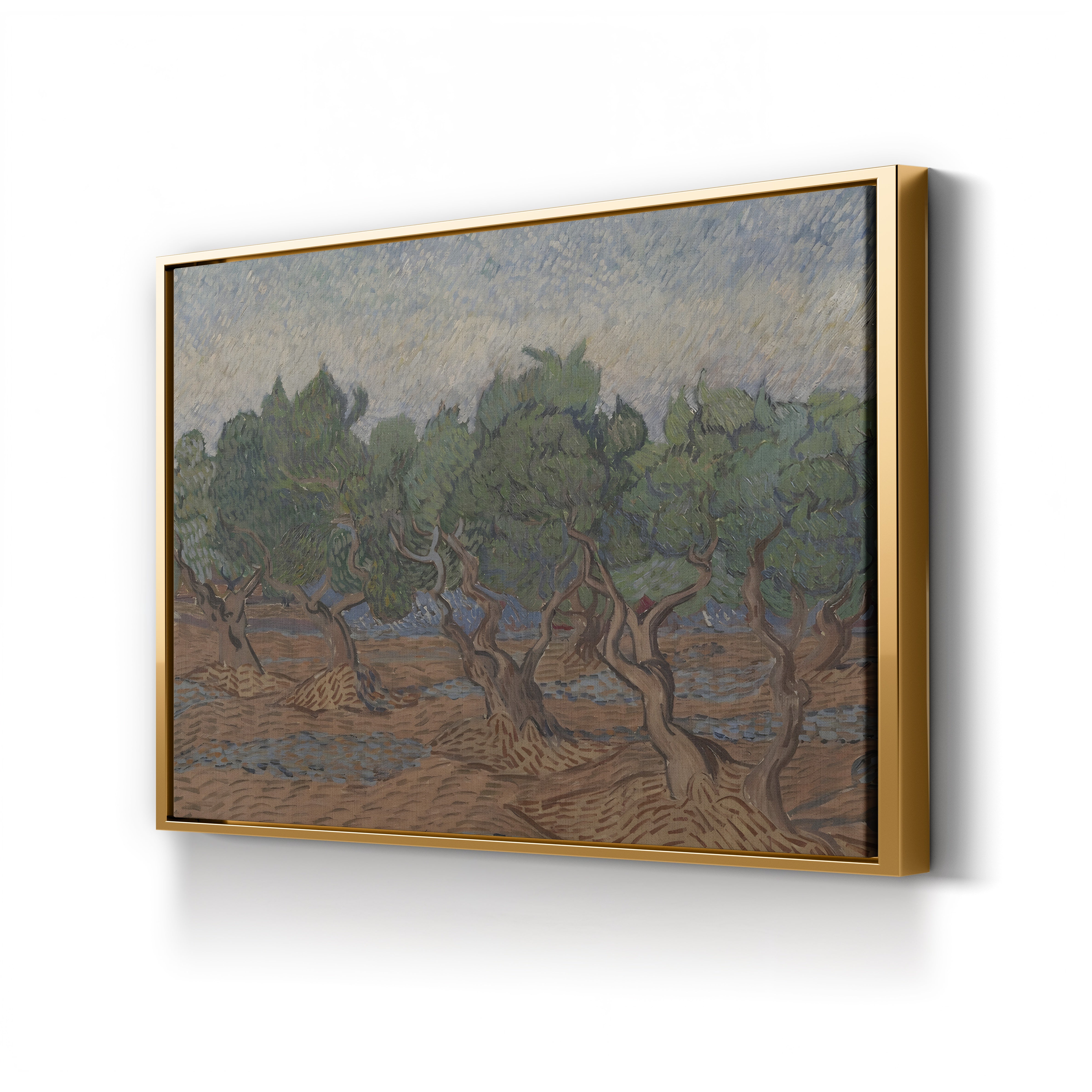 The Olive Grove, 1889 – Vincent van Gogh Wall Art | Post-Impressionist Saint-Rémy Landscape Canvas Print
