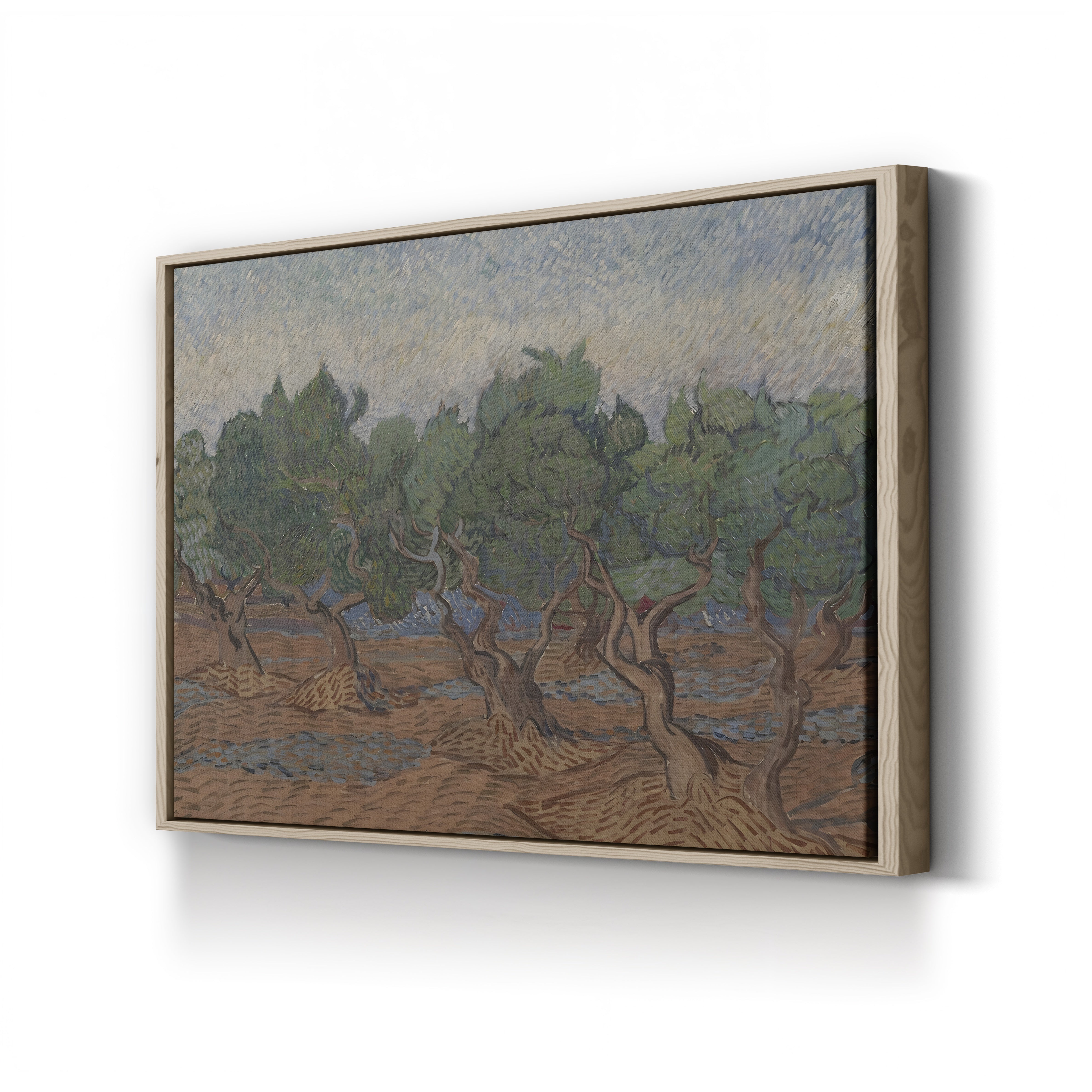 The Olive Grove, 1889 – Vincent van Gogh Wall Art | Post-Impressionist Saint-Rémy Landscape Canvas Print