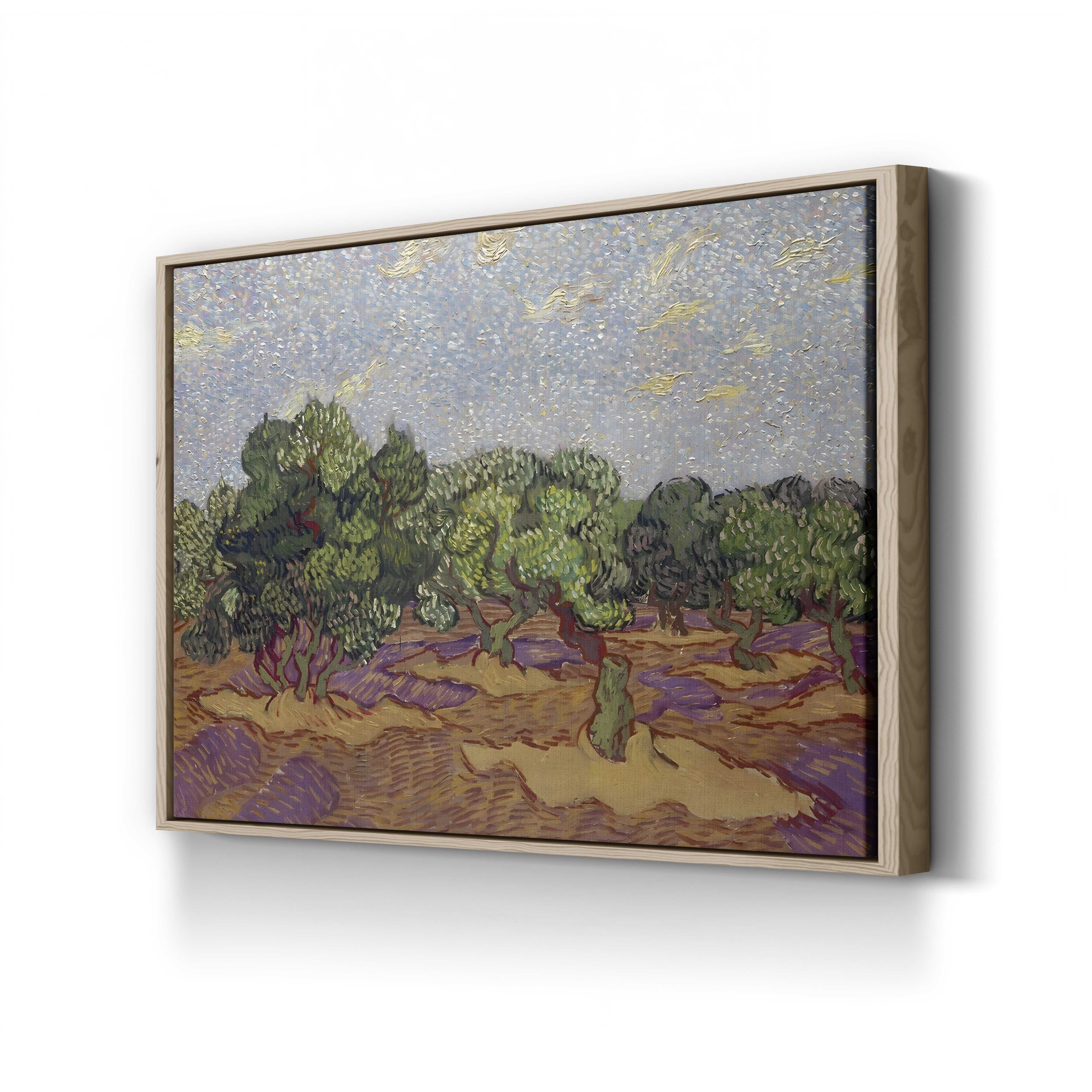 Olive Trees – Vincent van Gogh Wall Art | Post-Impressionist Provençal Canvas Print