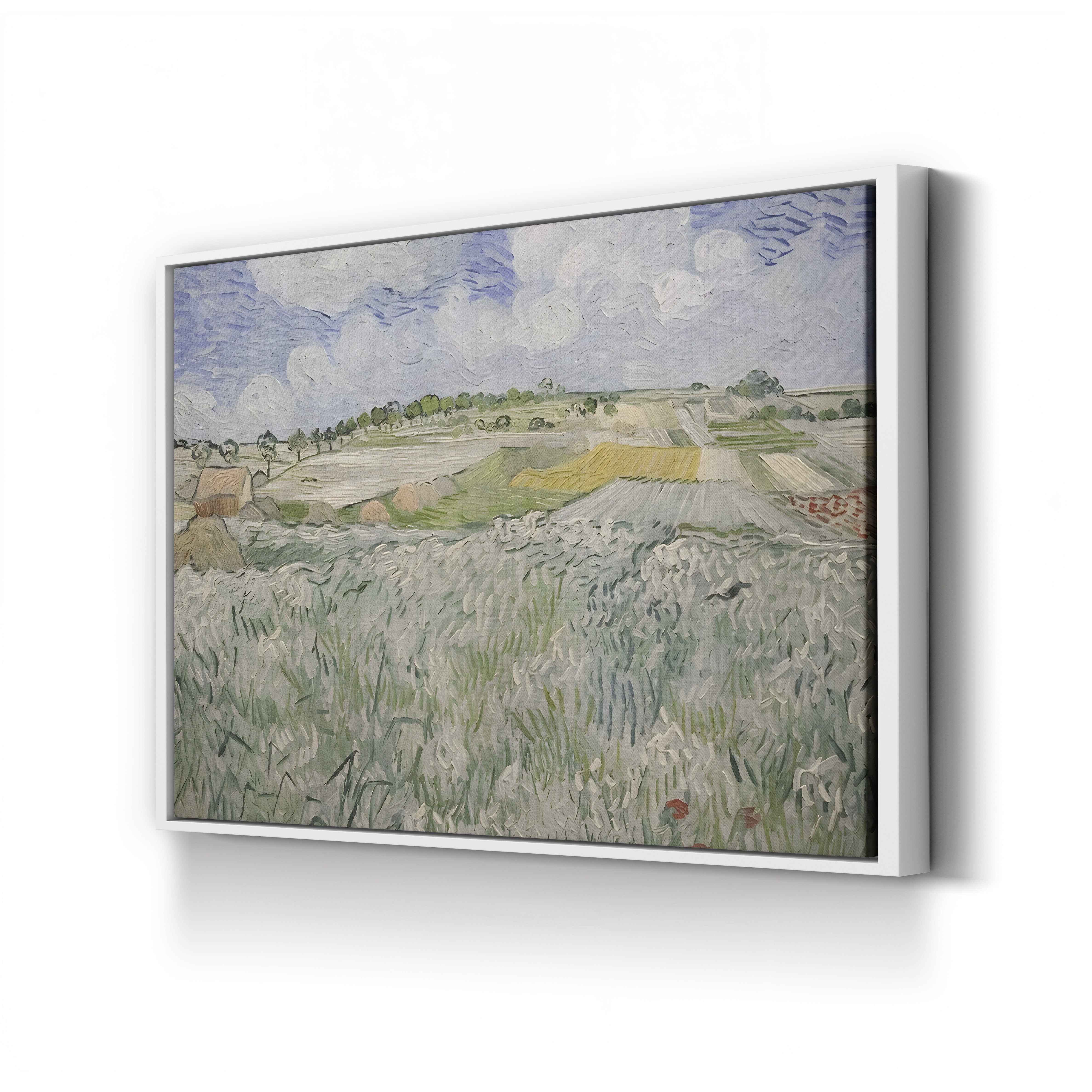 Plain Near Auvers, 1890 – Vincent van Gogh Wall Art | Post-Impressionist Landscape Canvas Print