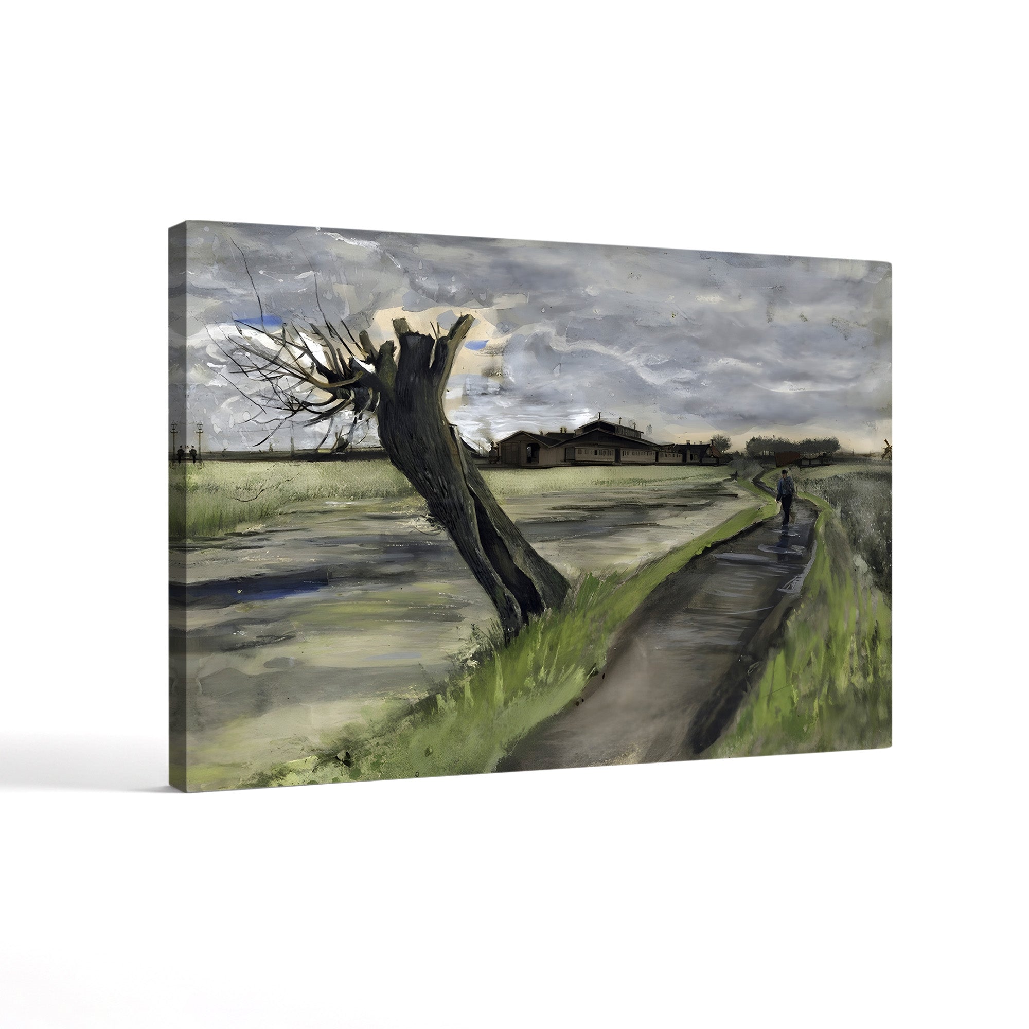 Pollard Willow (Saule Têtard), 1882 – Vincent van Gogh Wall Art | Early Dutch Landscape Canvas Print