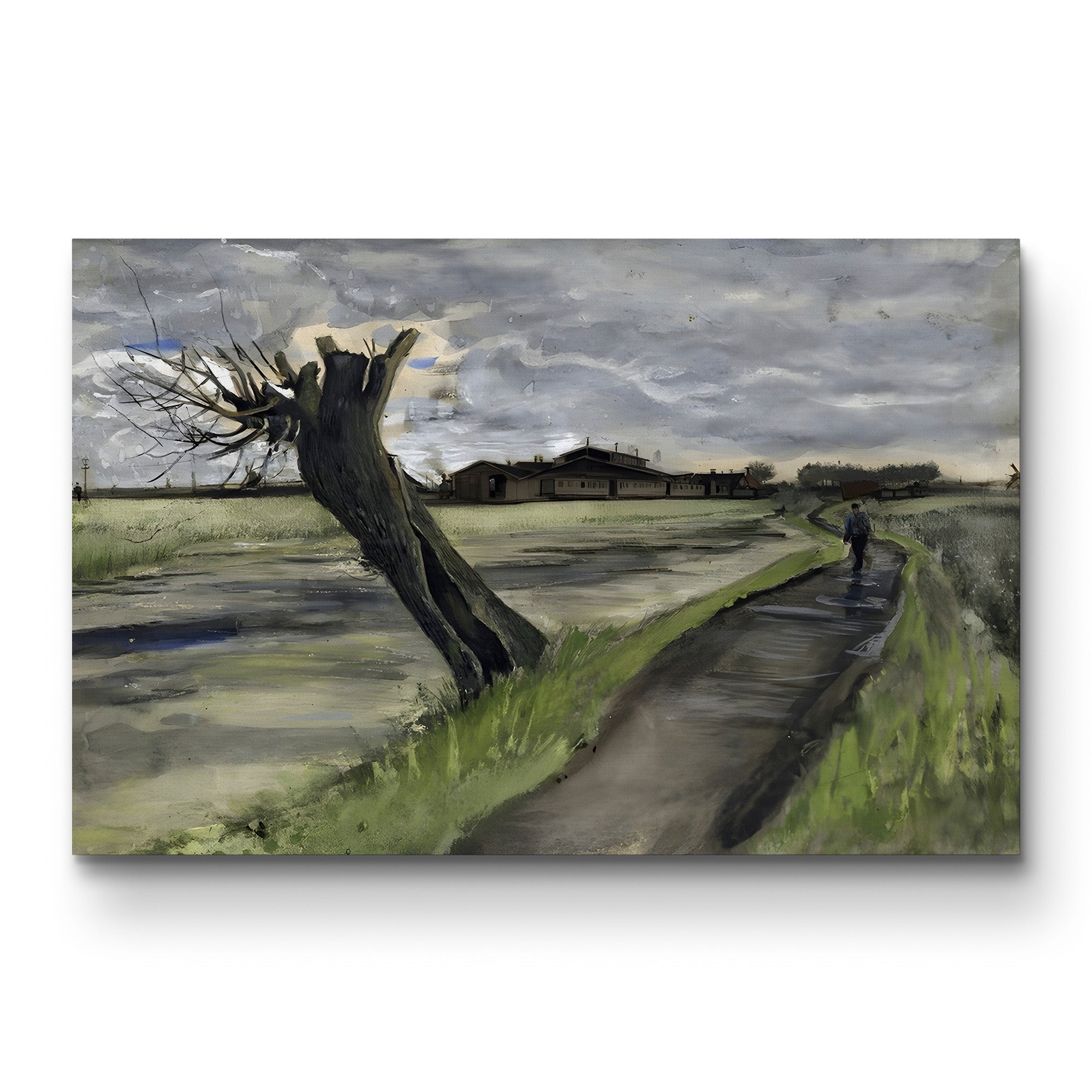 Pollard Willow (Saule Têtard), 1882 – Vincent van Gogh Wall Art | Early Dutch Landscape Canvas Print