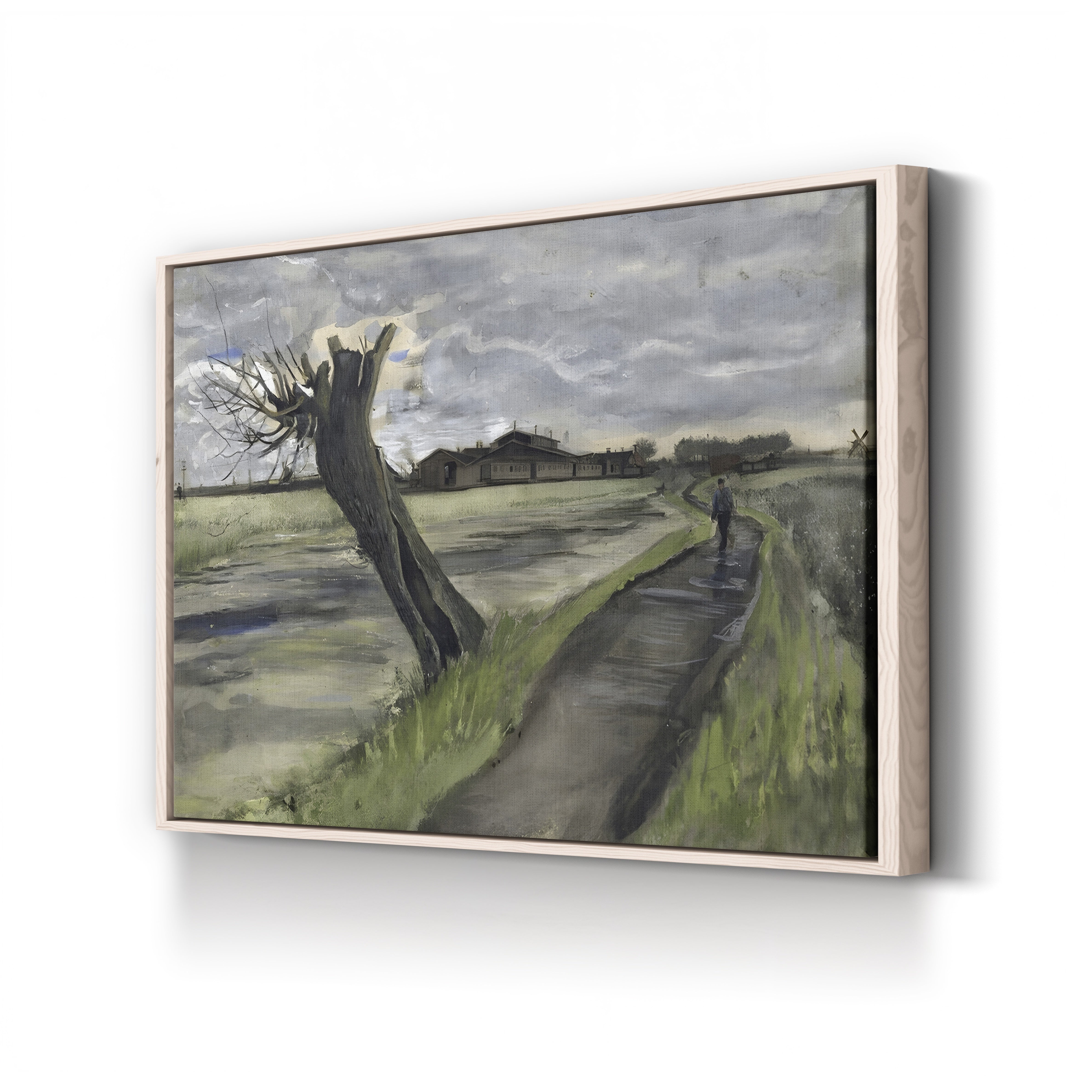 Pollard Willow (Saule Têtard), 1882 – Vincent van Gogh Wall Art | Early Dutch Landscape Canvas Print