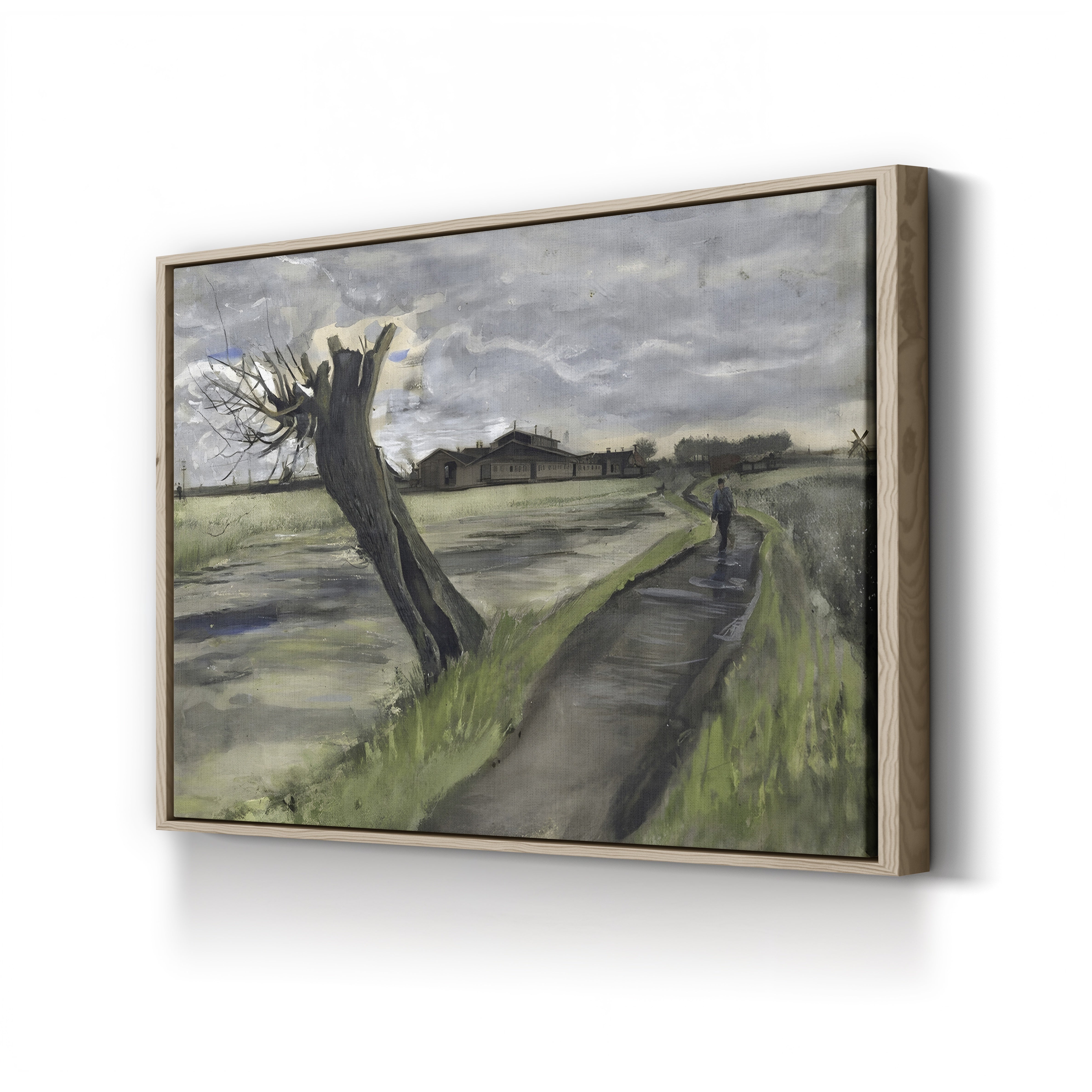 Pollard Willow (Saule Têtard), 1882 – Vincent van Gogh Wall Art | Early Dutch Landscape Canvas Print