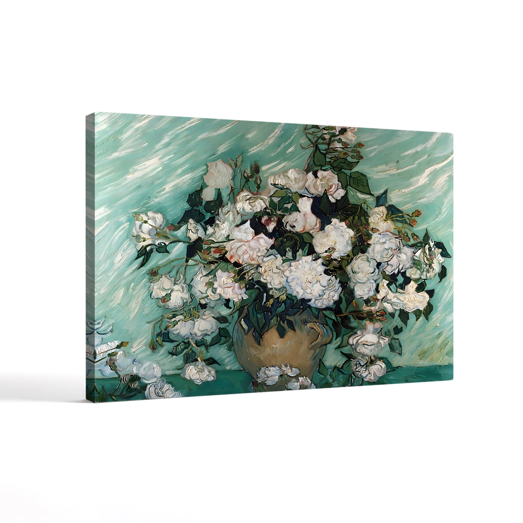 Roses – Vincent van Gogh Wall Art | Post-Impressionist Floral Canvas Print