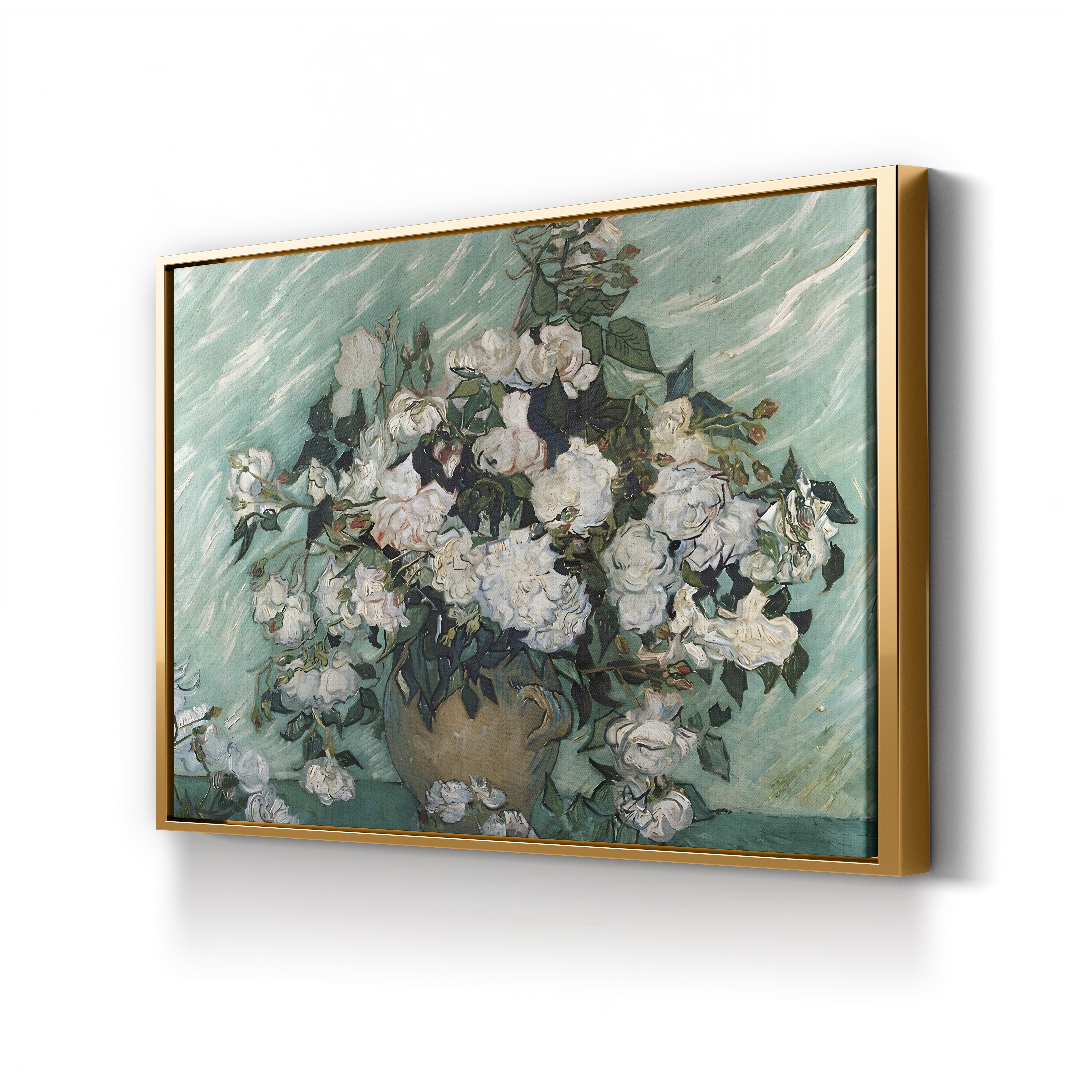 Roses – Vincent van Gogh Wall Art | Post-Impressionist Floral Canvas Print