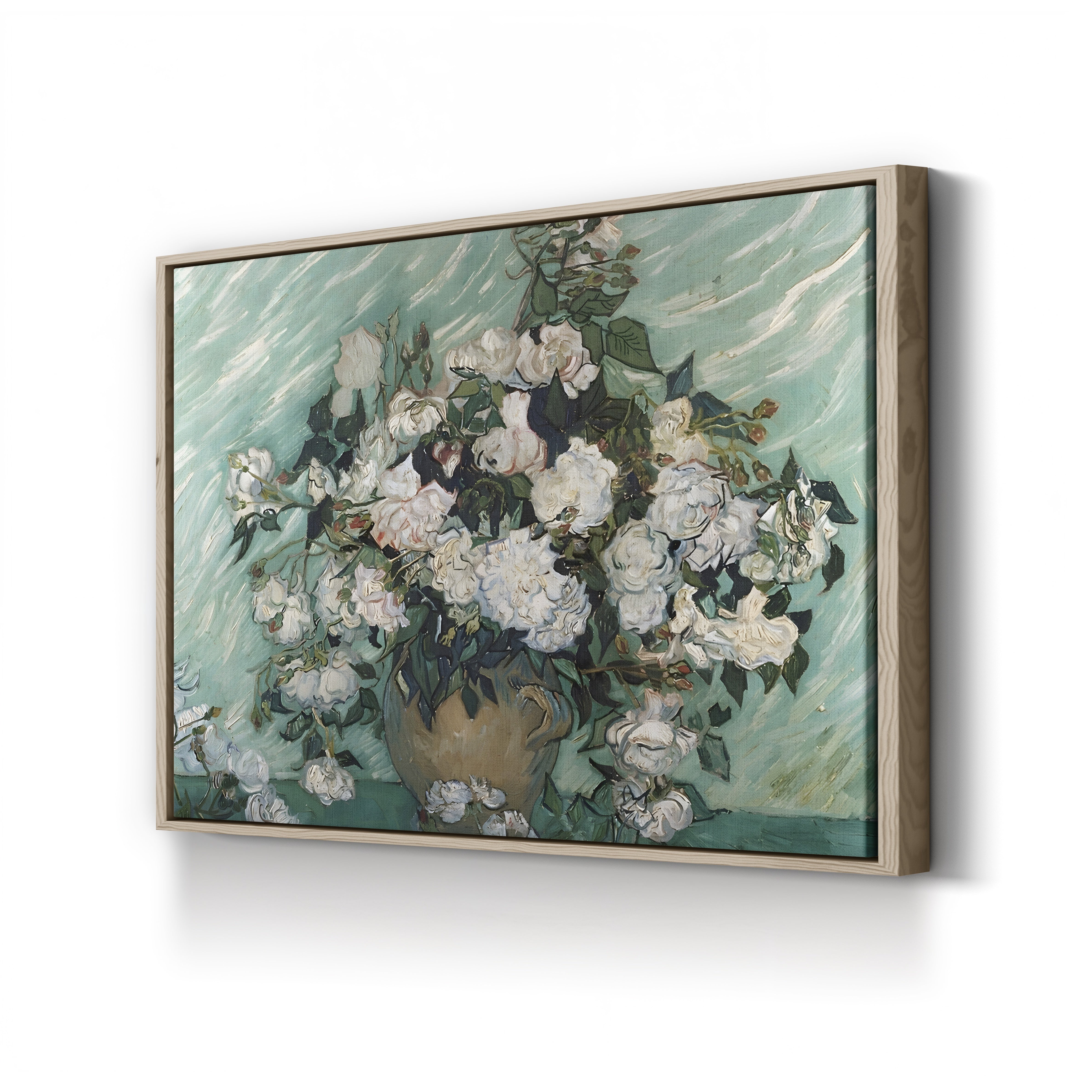 Roses – Vincent van Gogh Wall Art | Post-Impressionist Floral Canvas Print