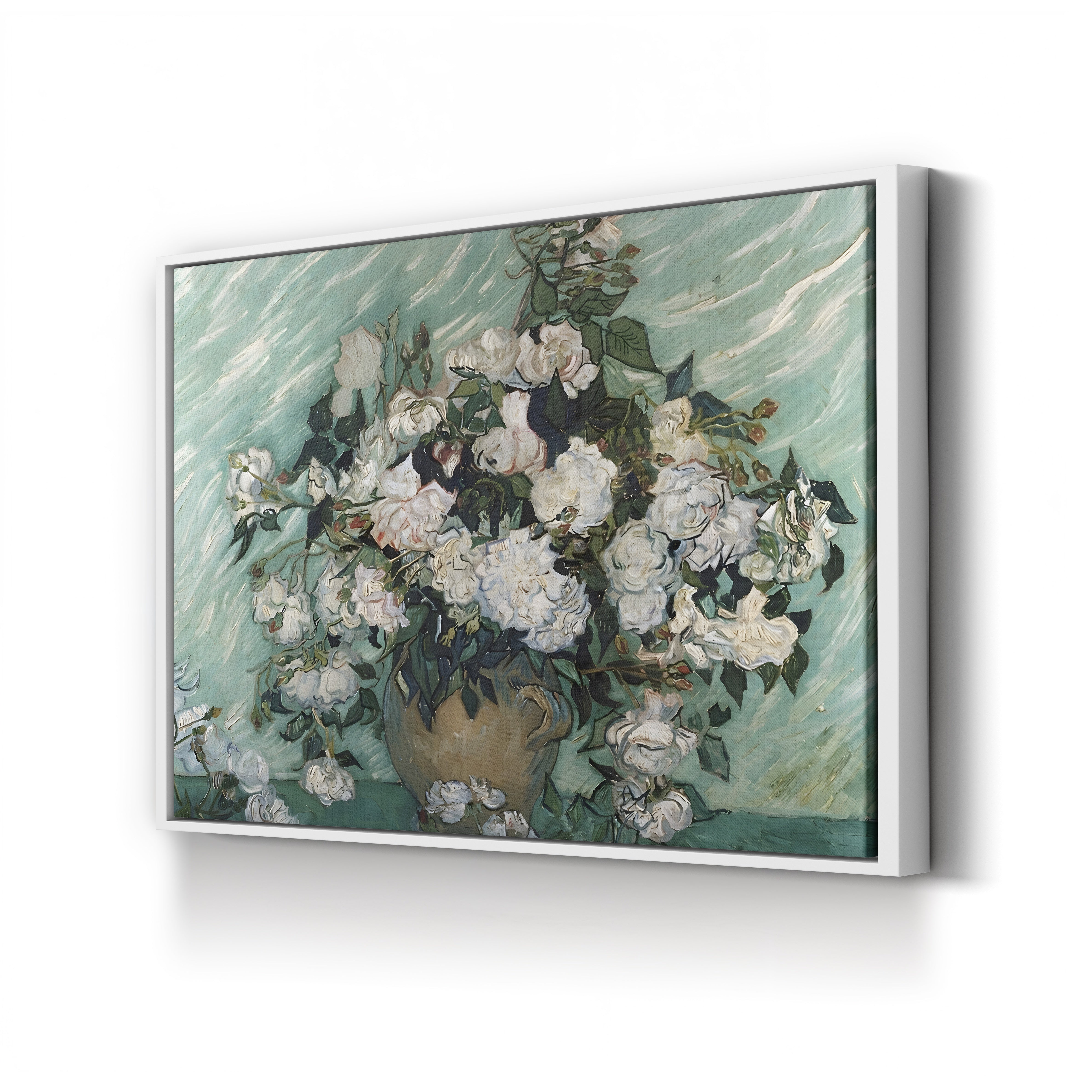 Roses – Vincent van Gogh Wall Art | Post-Impressionist Floral Canvas Print