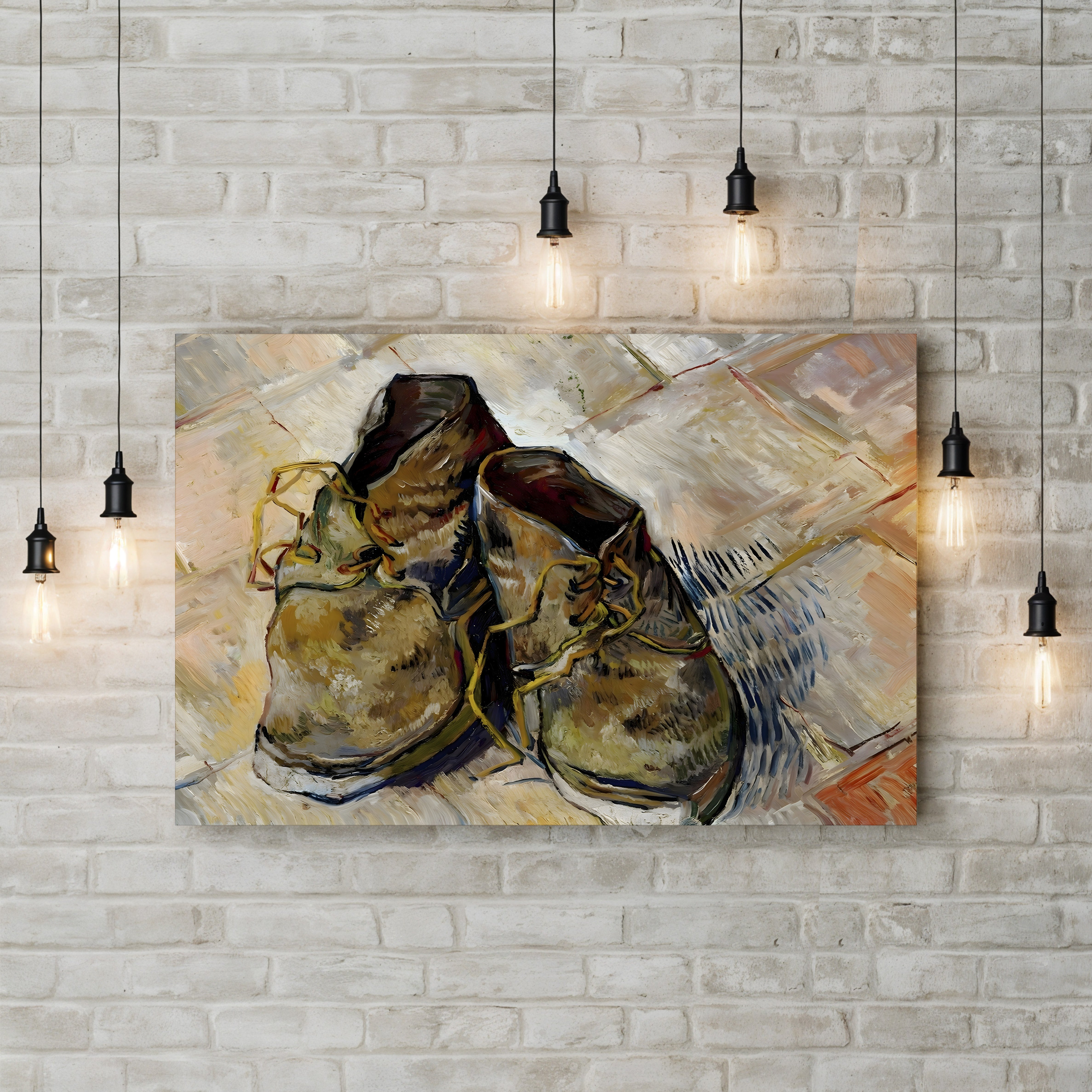 Shoes – Vincent van Gogh Wall Art | Post-Impressionist Still Life Canvas Print