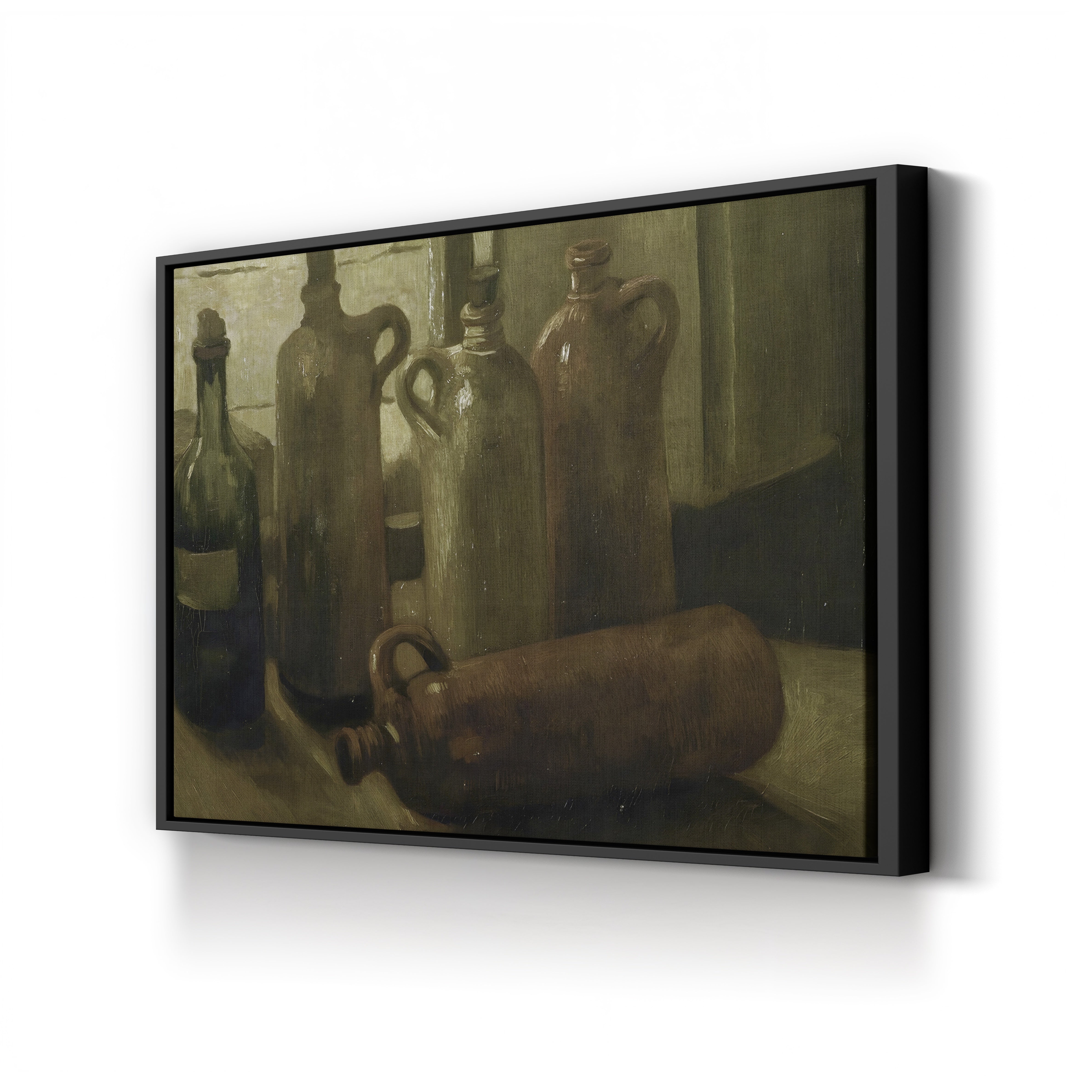Still Life with Five Bottles – Vincent van Gogh Wall Art | Early Dutch Still Life Canvas Print