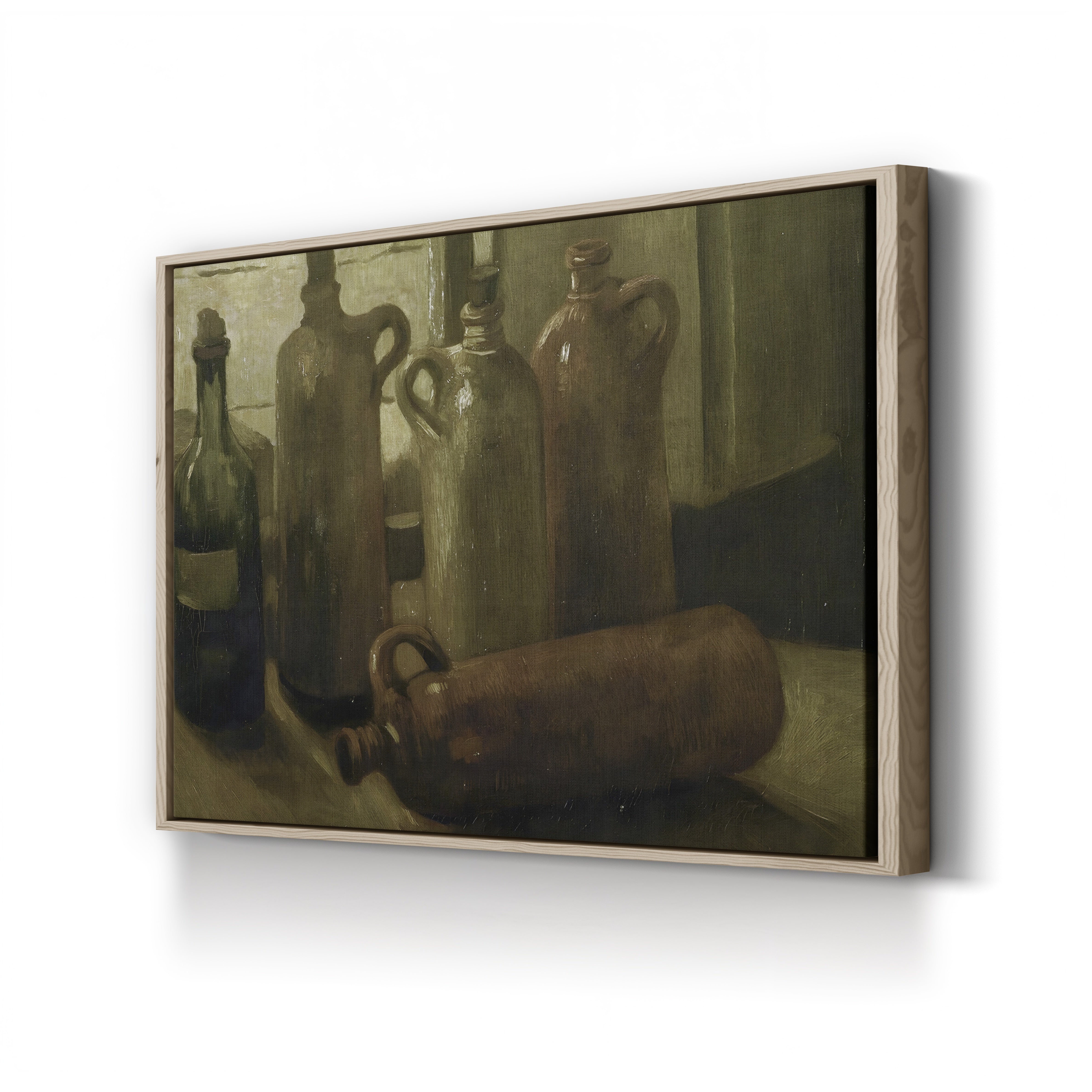 Still Life with Five Bottles – Vincent van Gogh Wall Art | Early Dutch Still Life Canvas Print