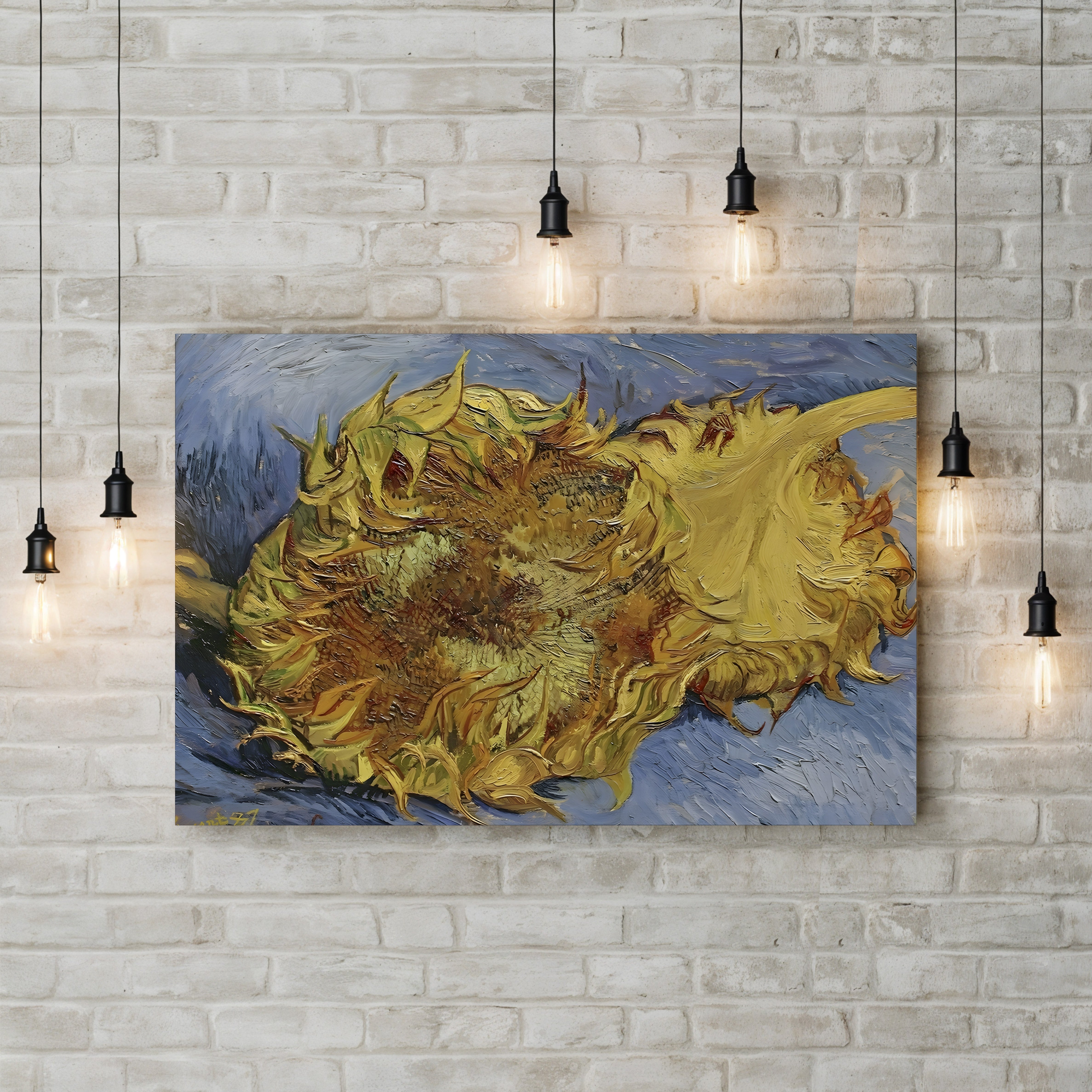 Sunflowers, 1887 – Vincent van Gogh Wall Art | Post-Impressionist Still Life Canvas Print