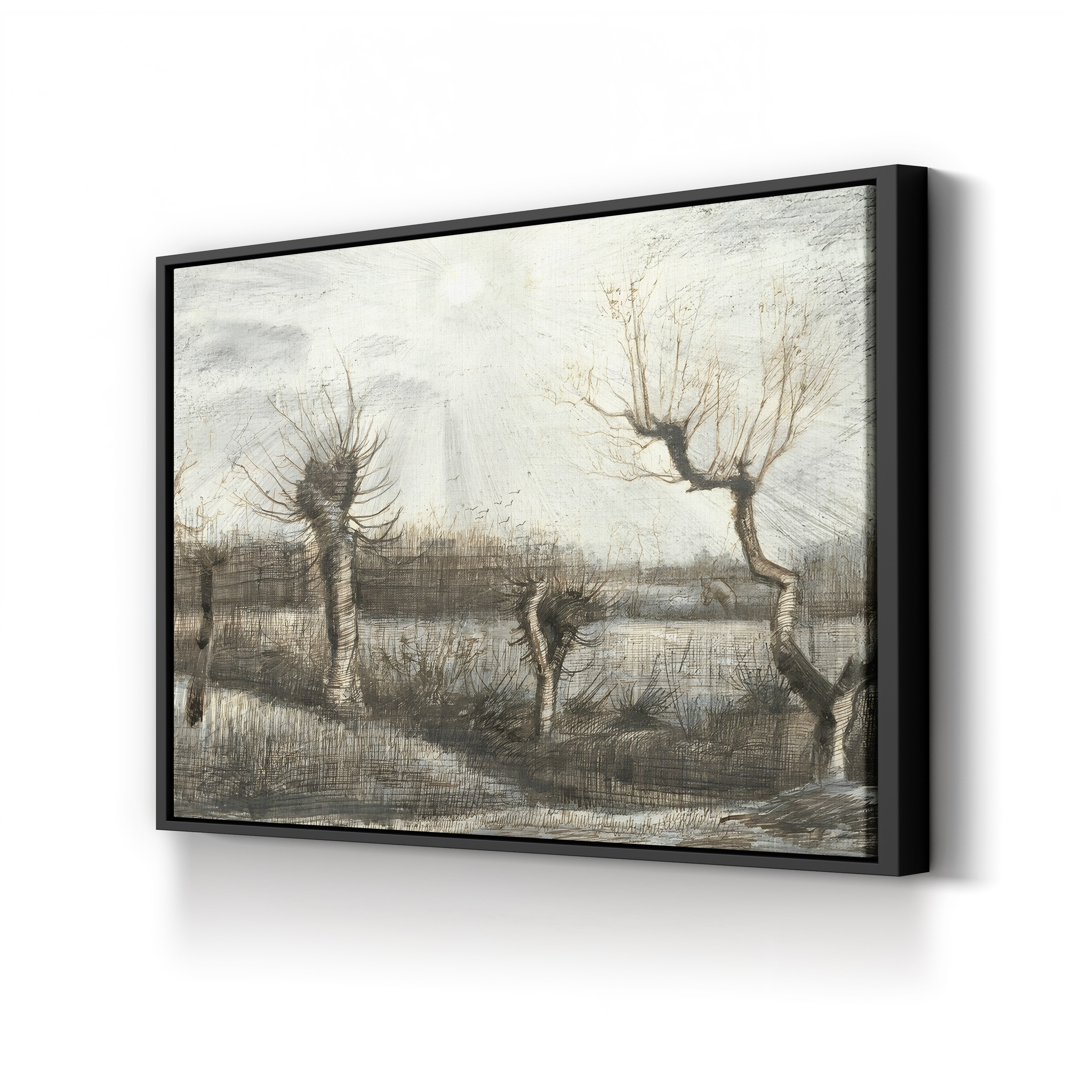 Tetards (Pollards) – Vincent van Gogh Wall Art | Early Dutch Landscape Canvas Print