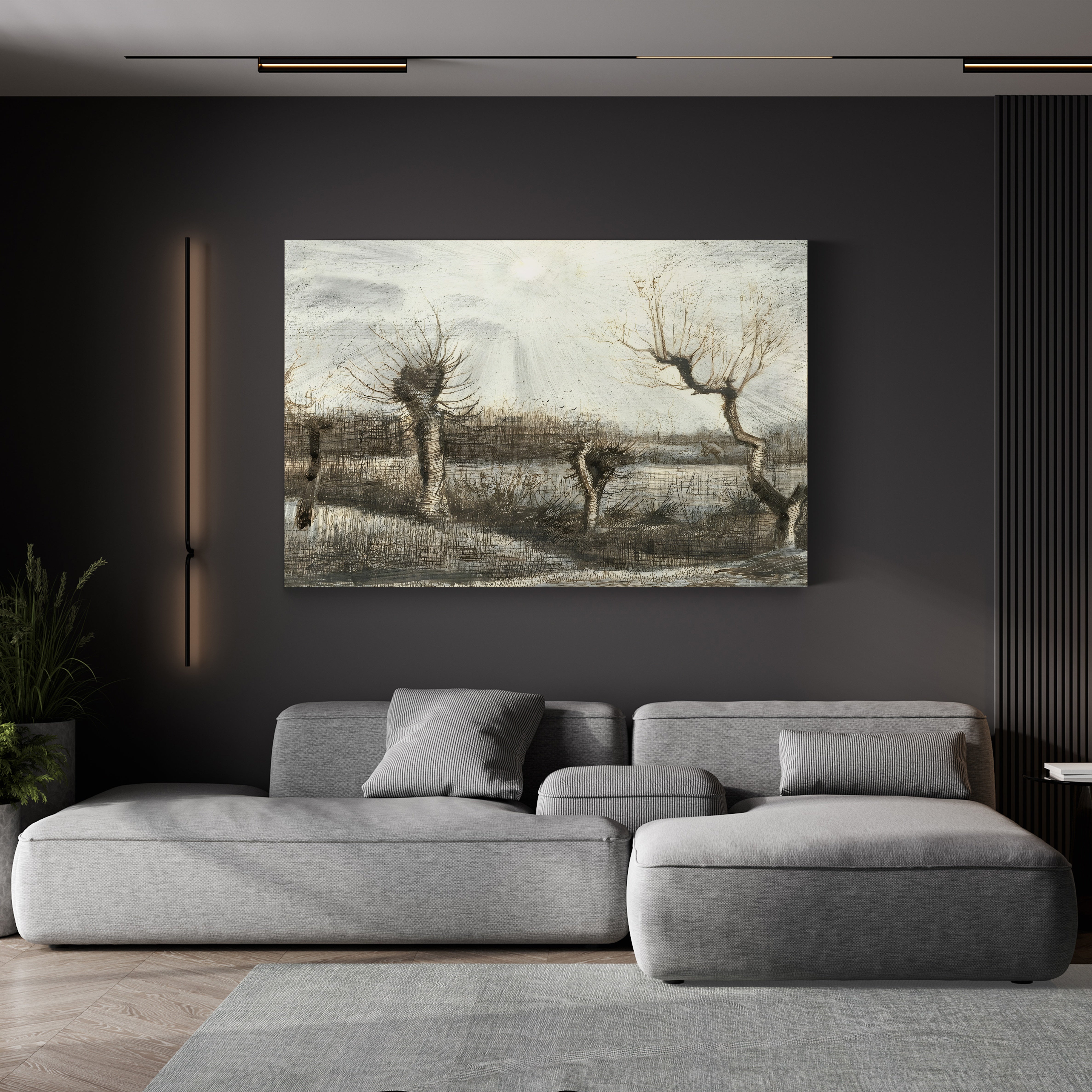 Tetards (Pollards) – Vincent van Gogh Wall Art | Early Dutch Landscape Canvas Print
