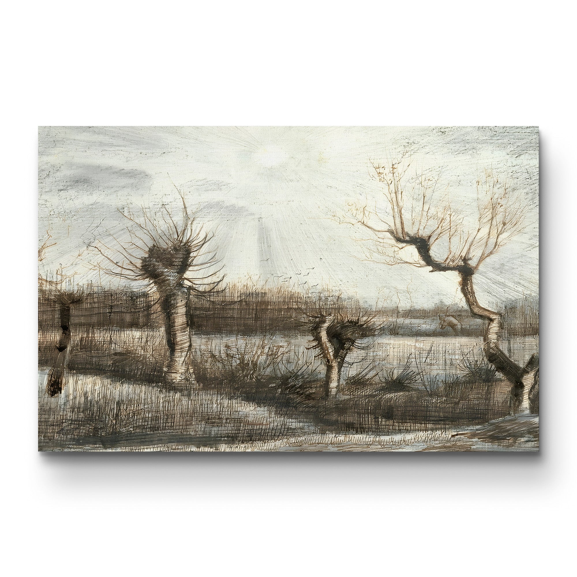 Tetards (Pollards) – Vincent van Gogh Wall Art | Early Dutch Landscape Canvas Print